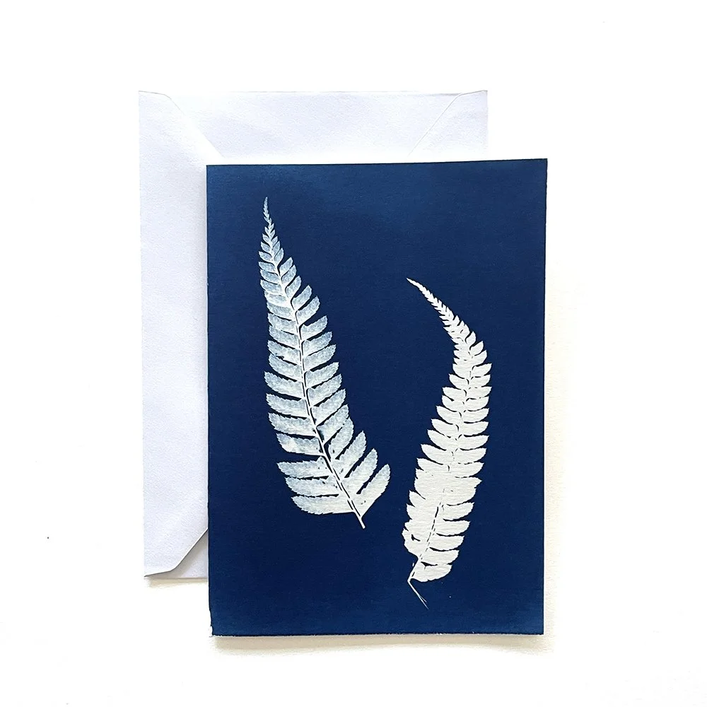 Cyanotype Greeting Card