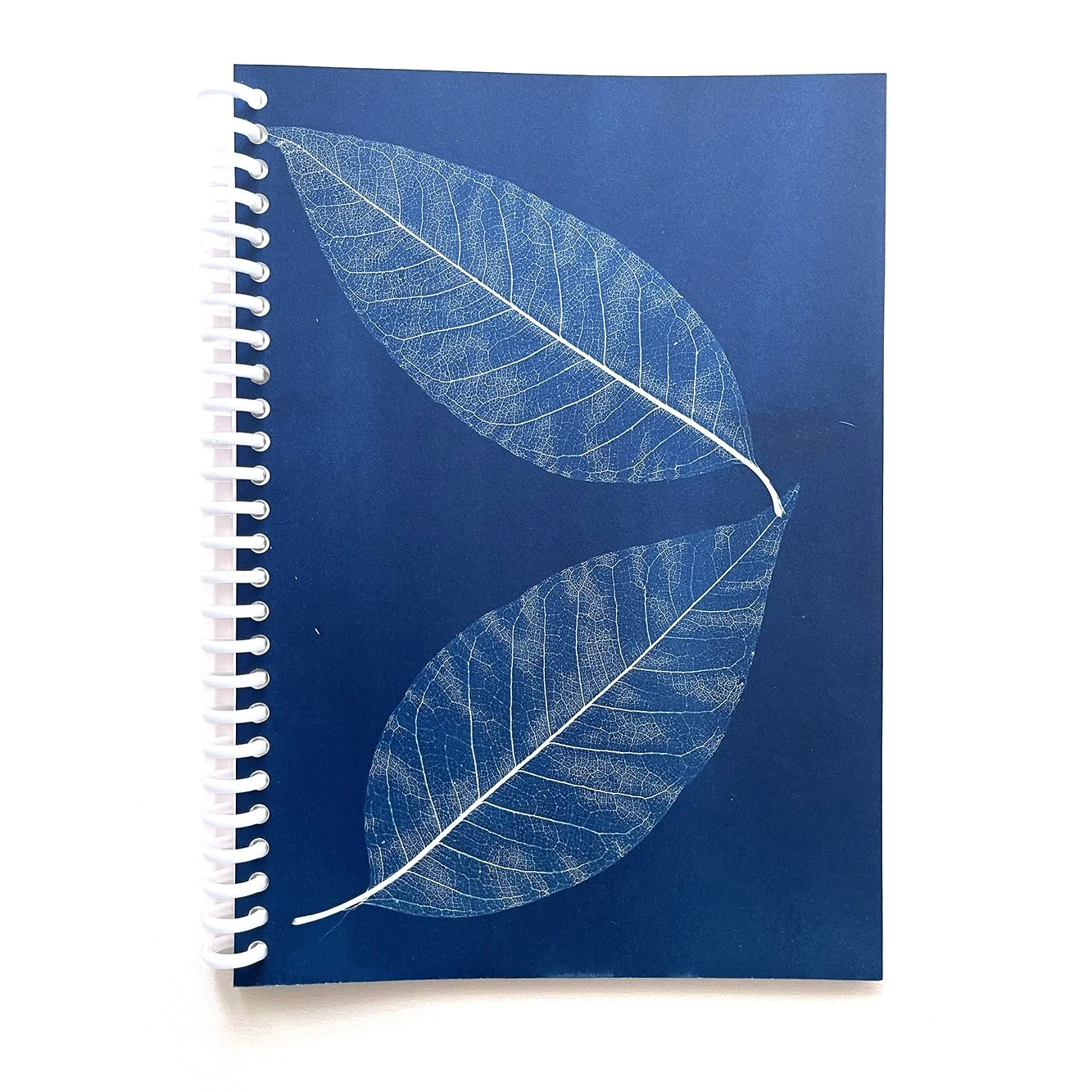 Large Cyanotype Notebook - Lined Paper