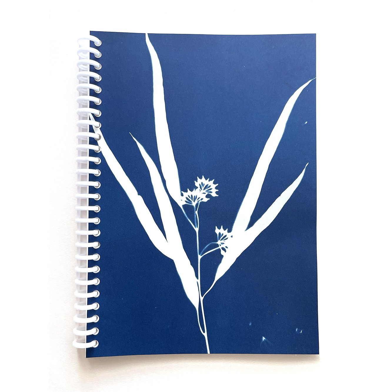 Large Cyanotype Notebook - Lined Paper