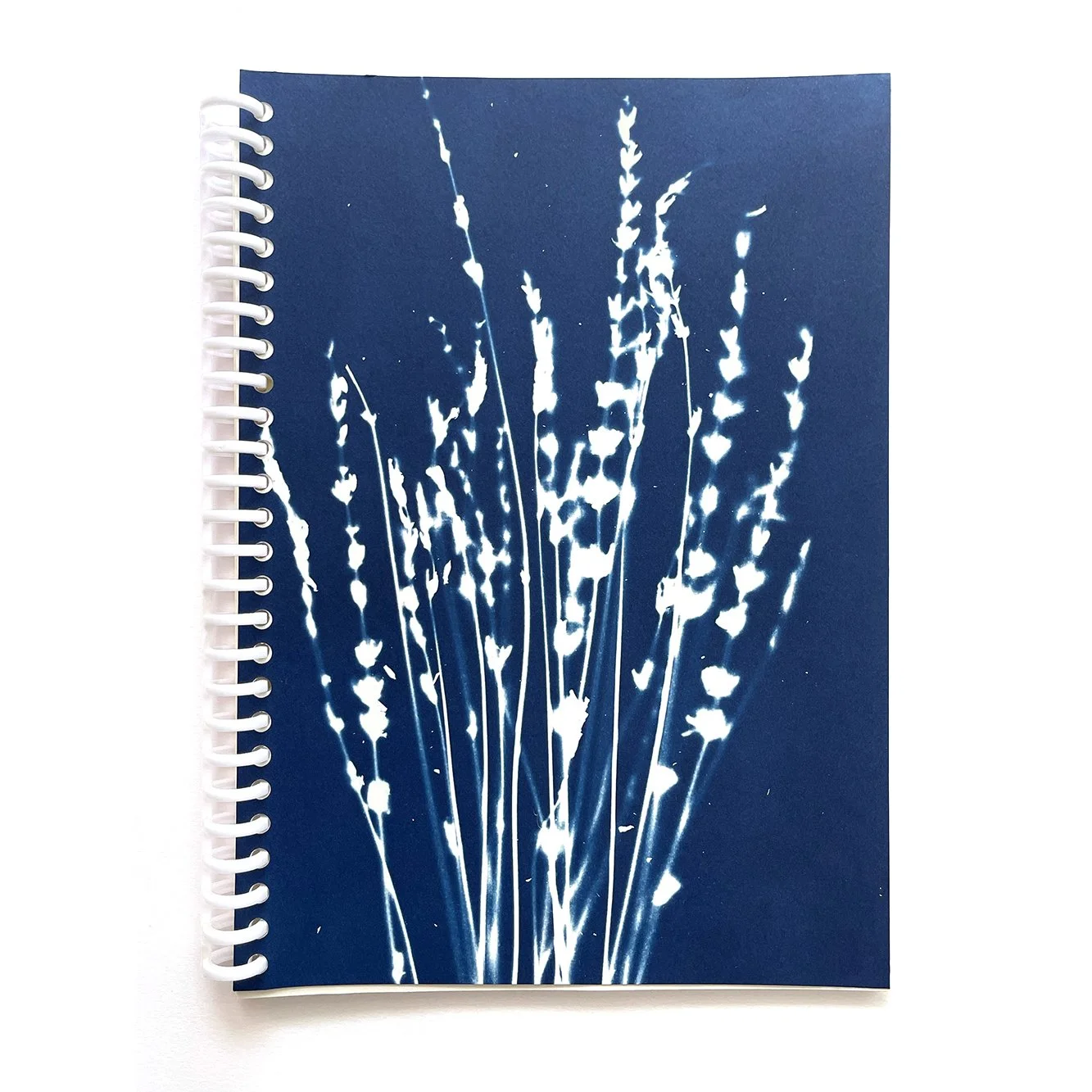 Large Cyanotype Notebook - Lined Paper