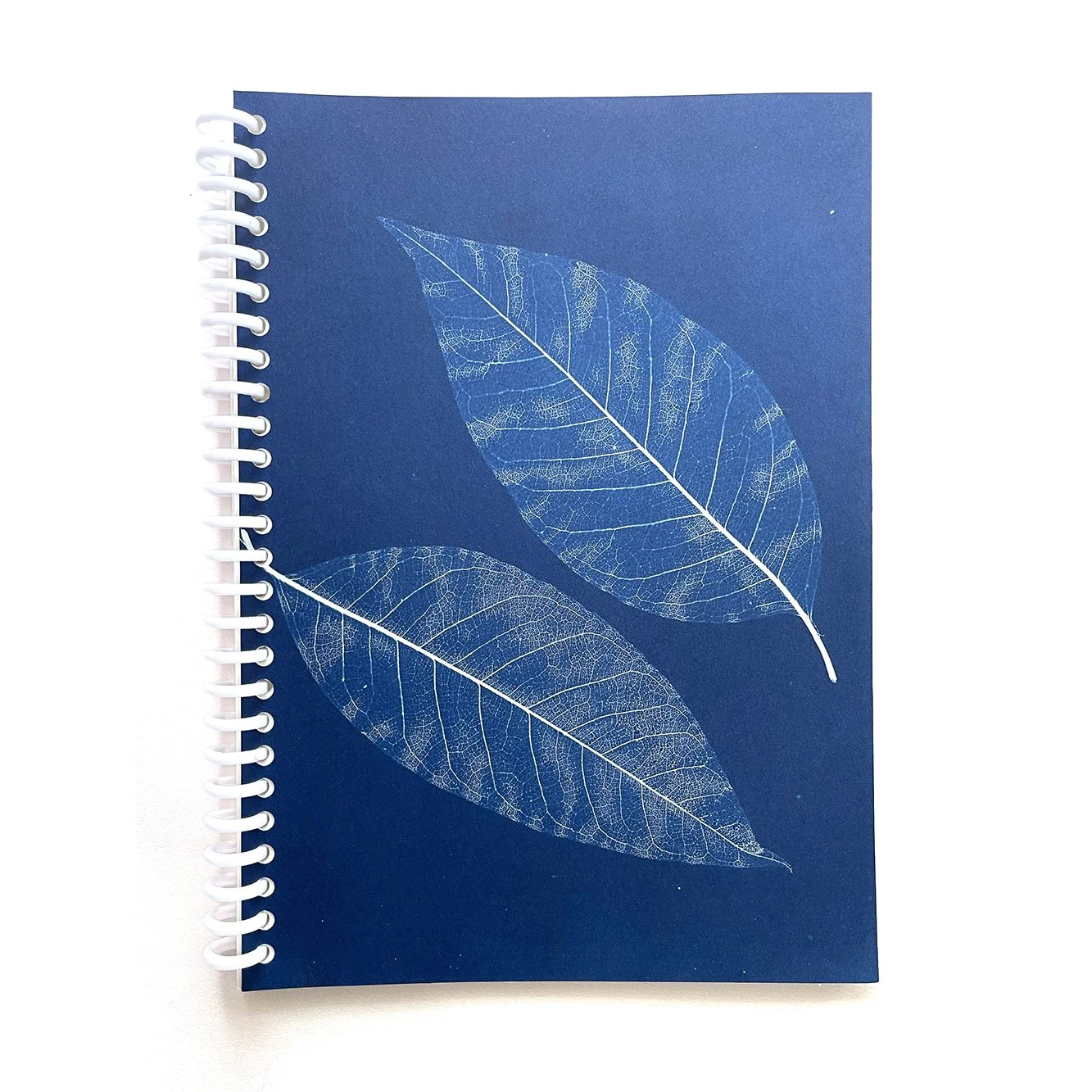 Large Cyanotype Notebook - Lined Paper