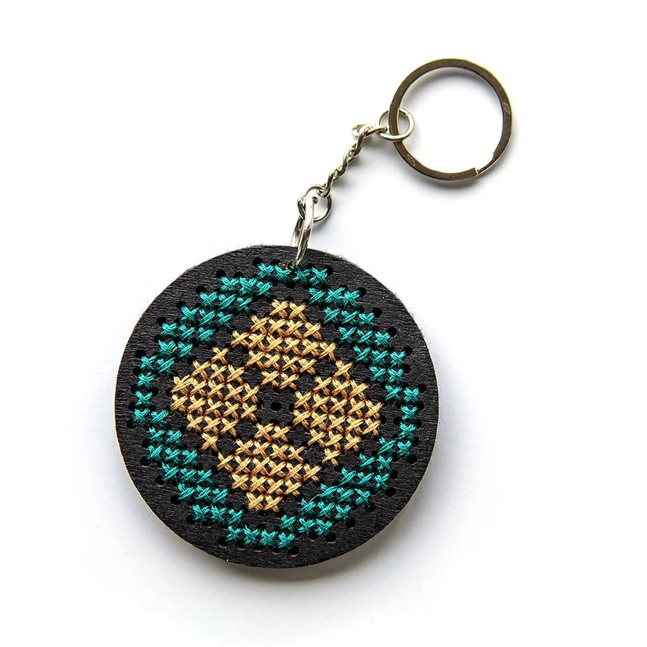 Cross Stitch Key Chain