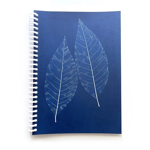 Large Cyanotype Notebook - Graph Paper