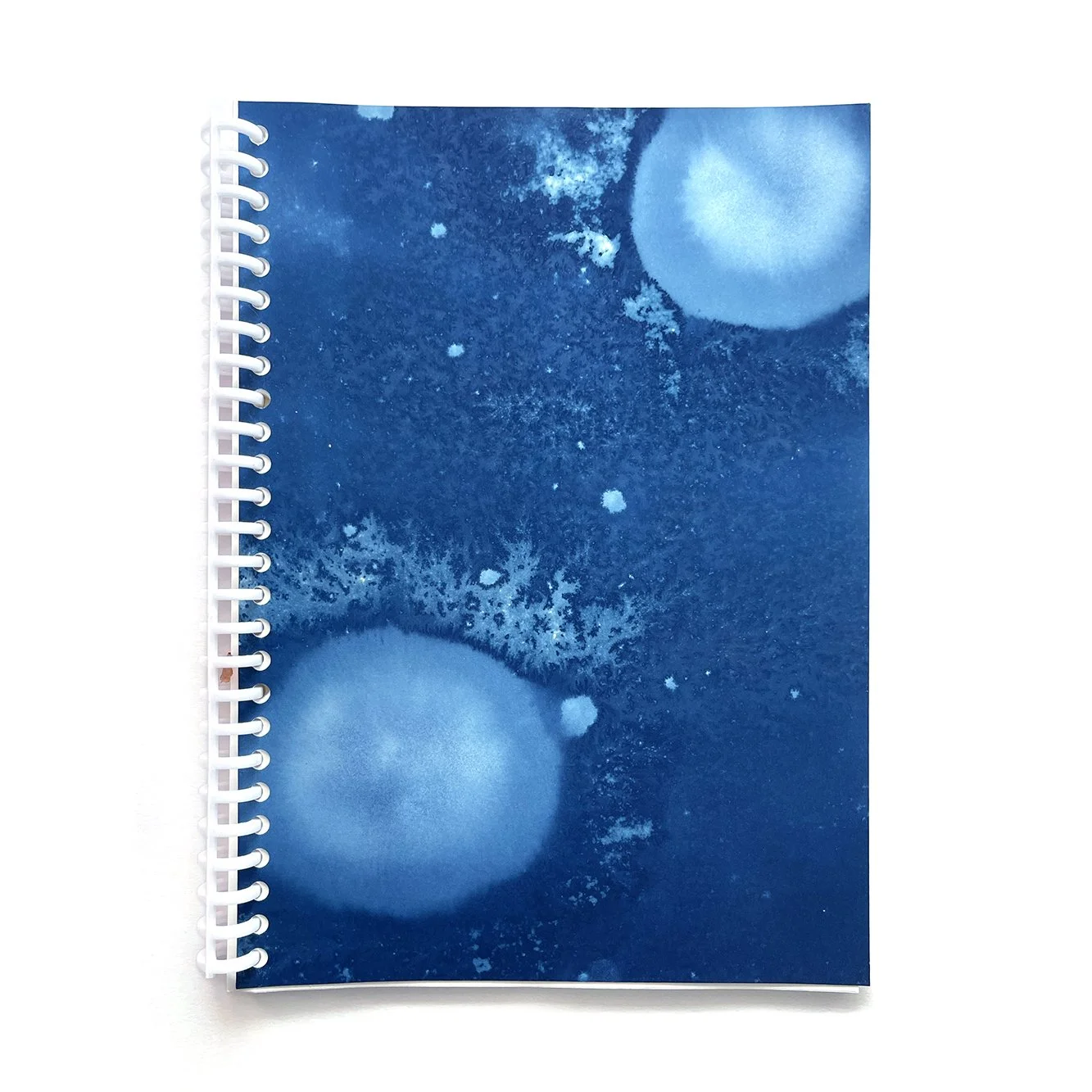 Large Cyanotype Notebook - Lined Paper