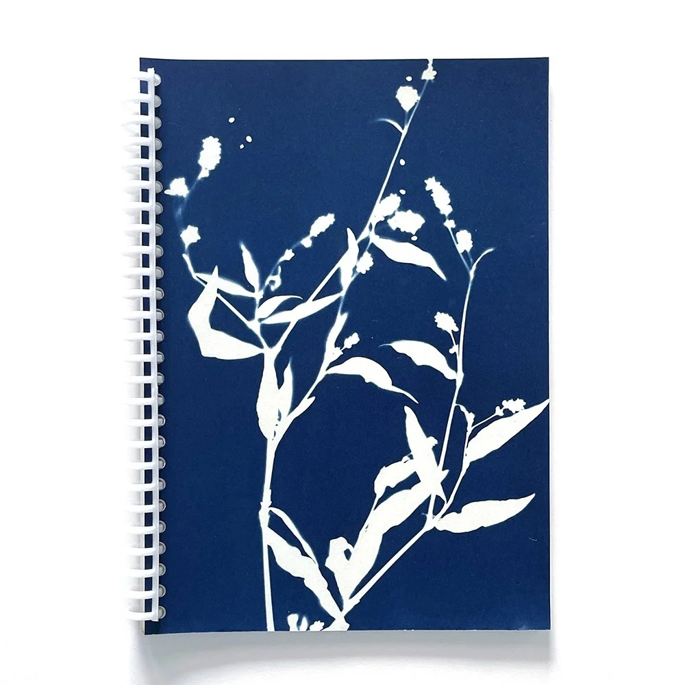 Large Cyanotype Notebook - Blank Paper