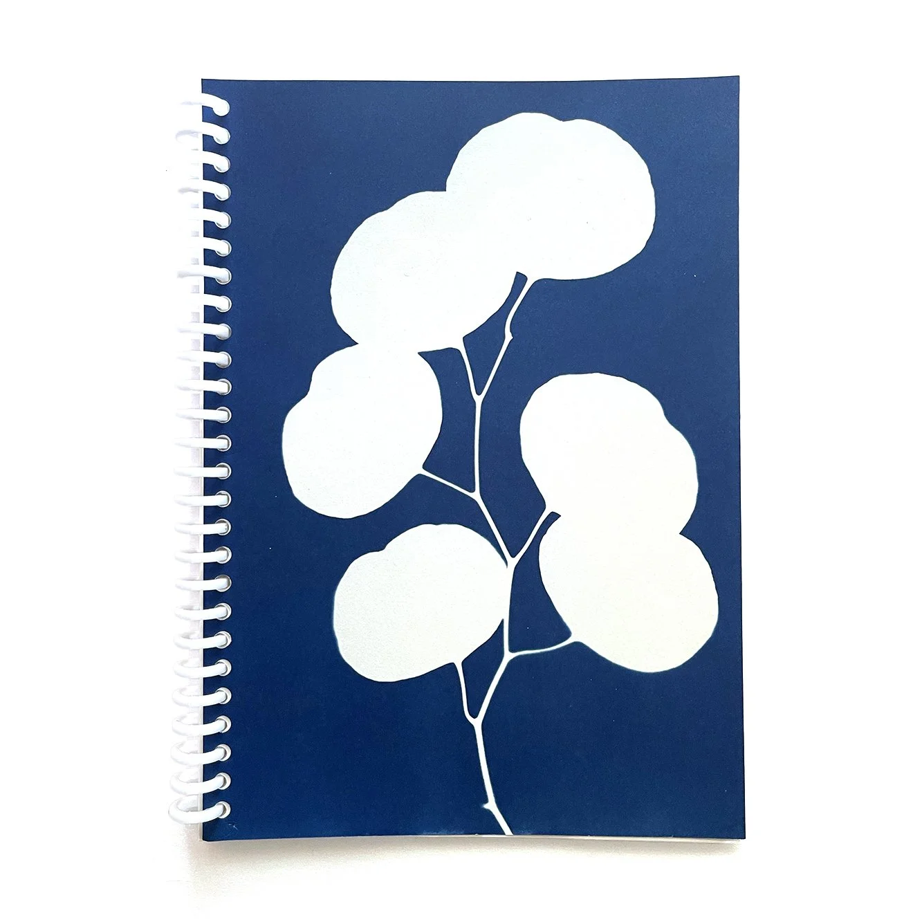 Large Cyanotype Notebook - Lined Paper