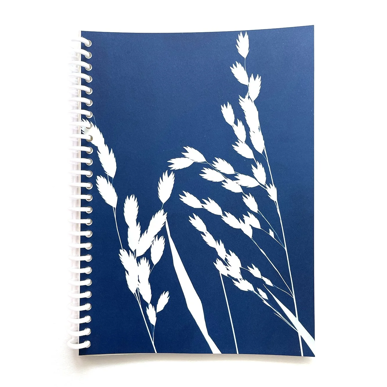 Large Cyanotype Notebook - Lined Paper