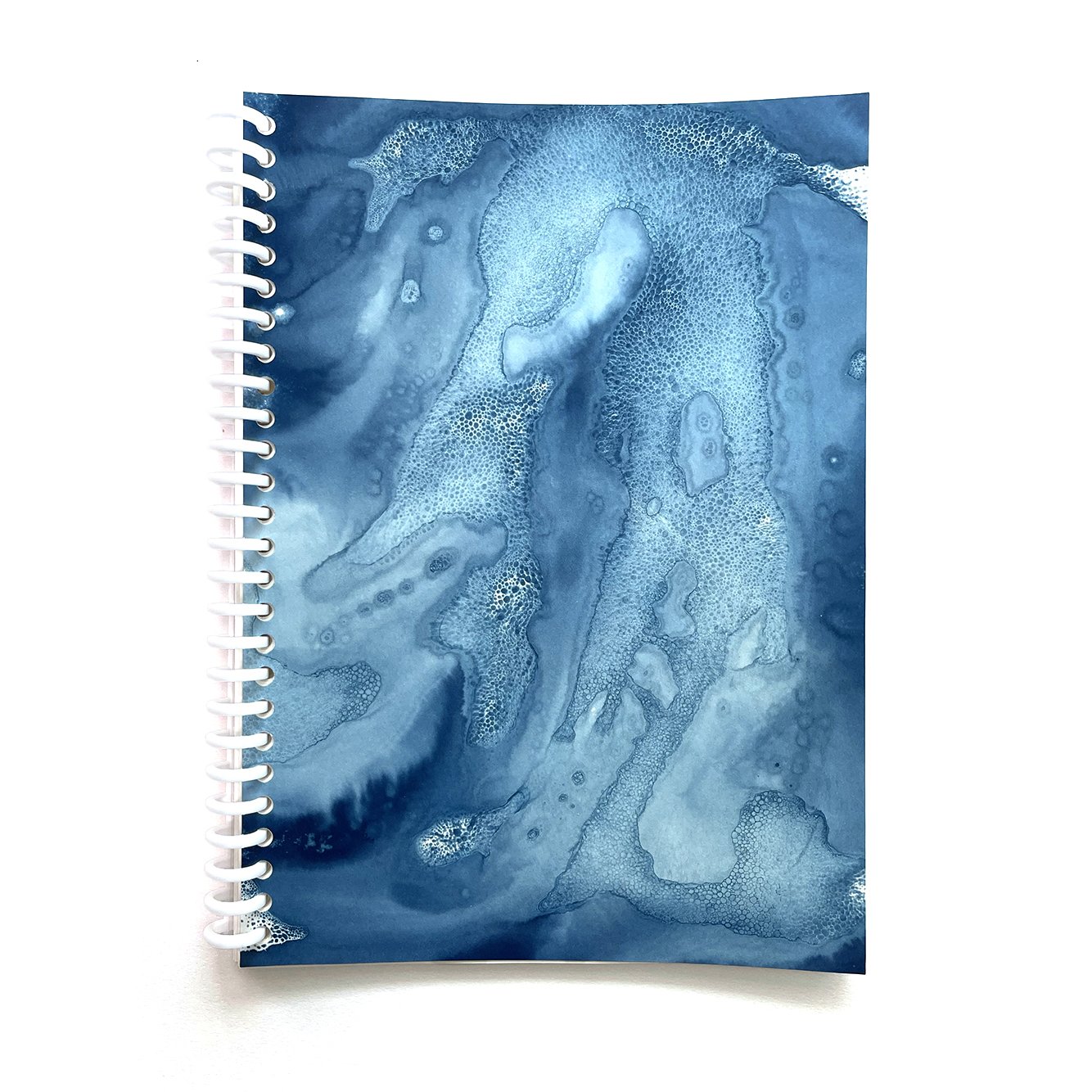 Large Cyanotype Notebook - Lined Paper