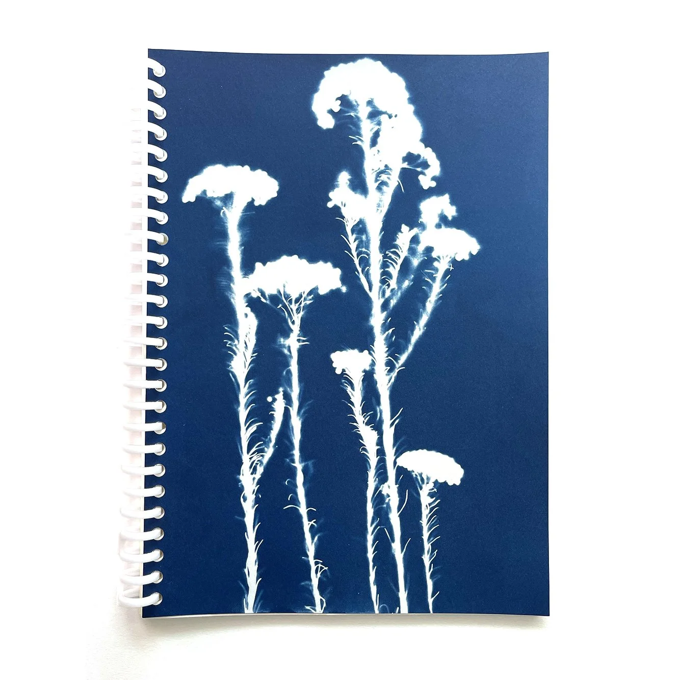 Large Cyanotype Notebook - Lined Paper