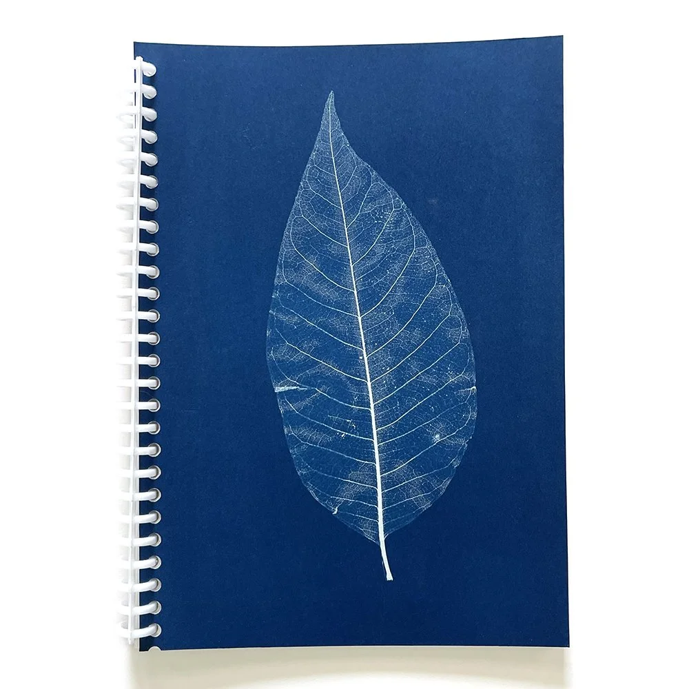 Large Cyanotype Notebook - Blank Paper