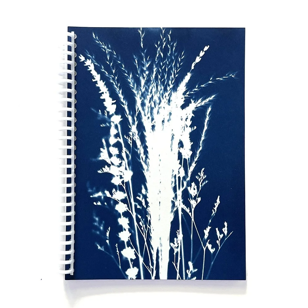 Large Cyanotype Notebook - Blank Paper