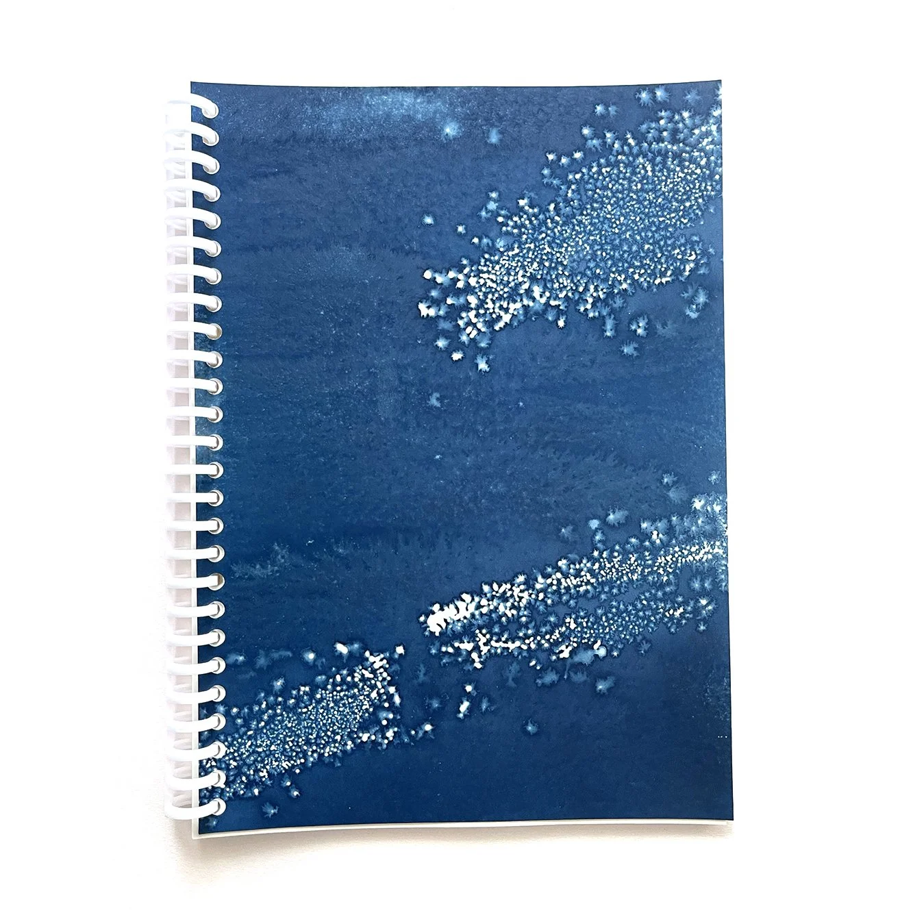 Large Cyanotype Notebook - Lined Paper