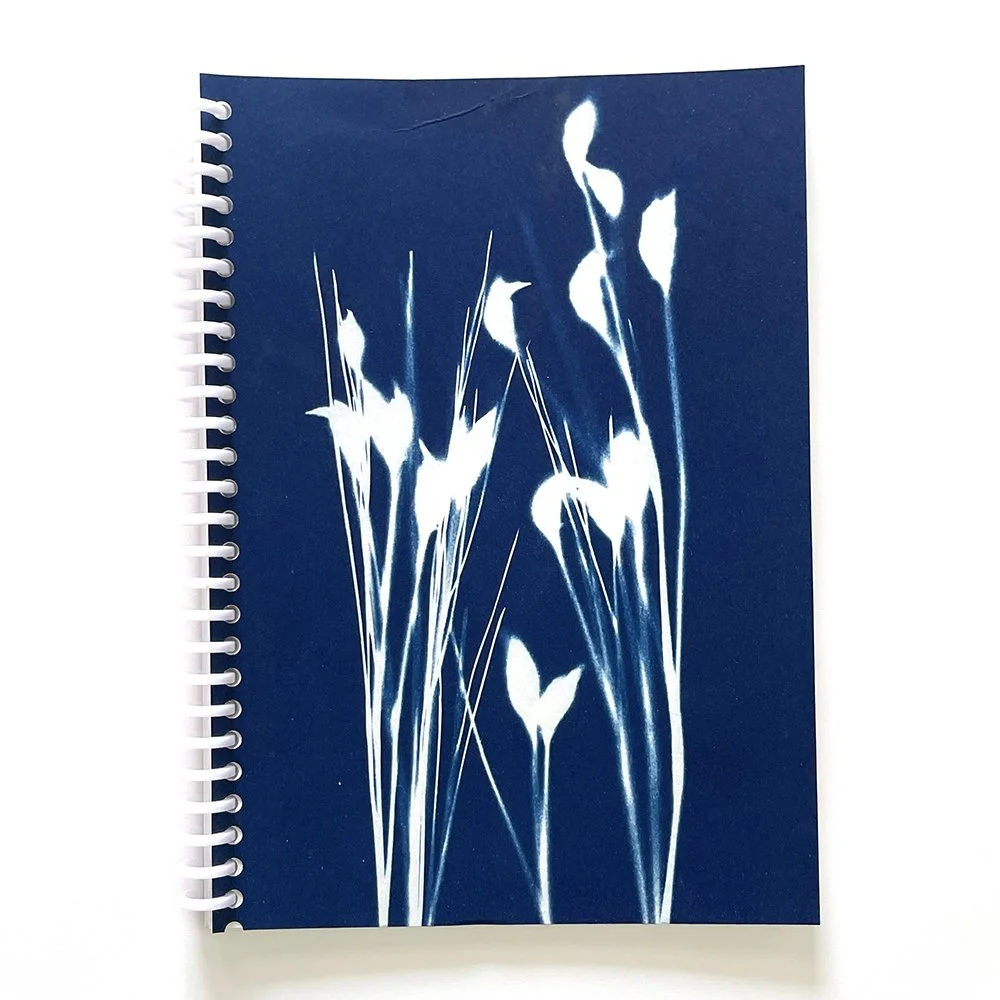 Large Cyanotype Notebook - Blank Paper