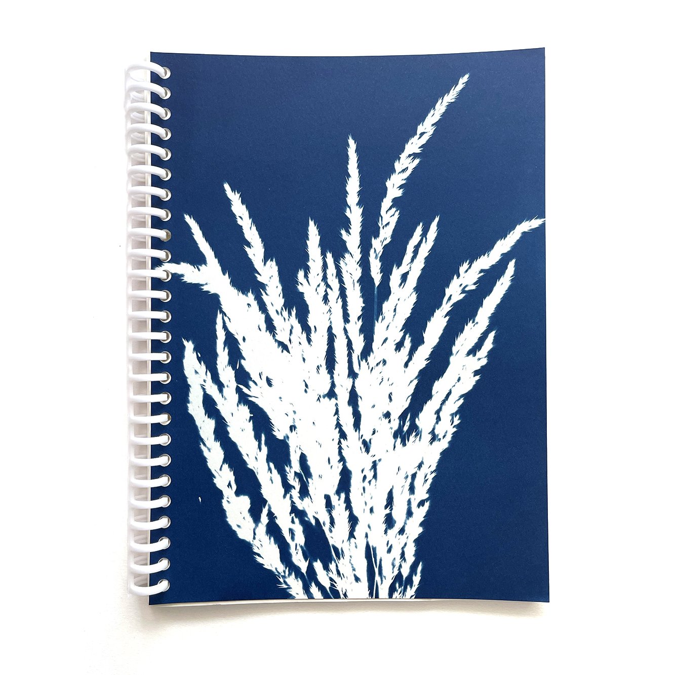 Large Cyanotype Notebook - Lined Paper