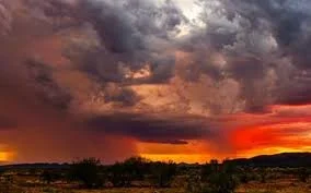 Southwest desert lightning photography
