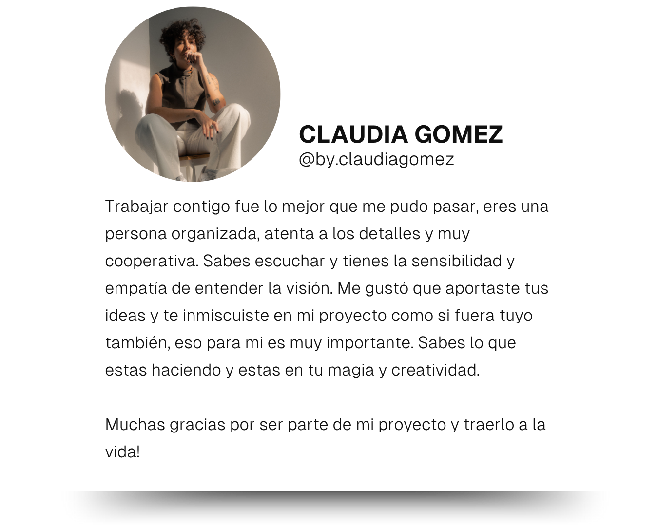 Testimonio de diseño web serea