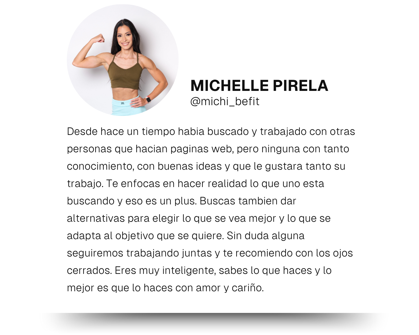Testimonio de diseño web serea