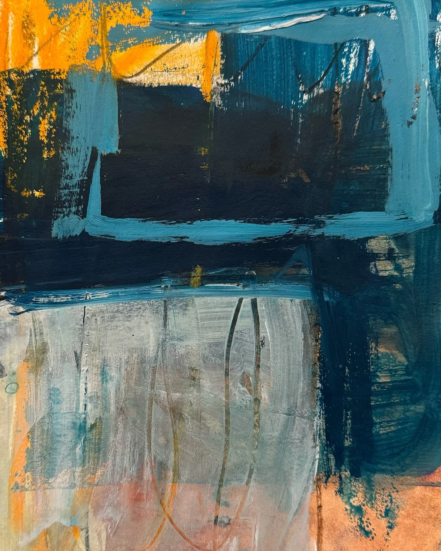 Mixed media on paper