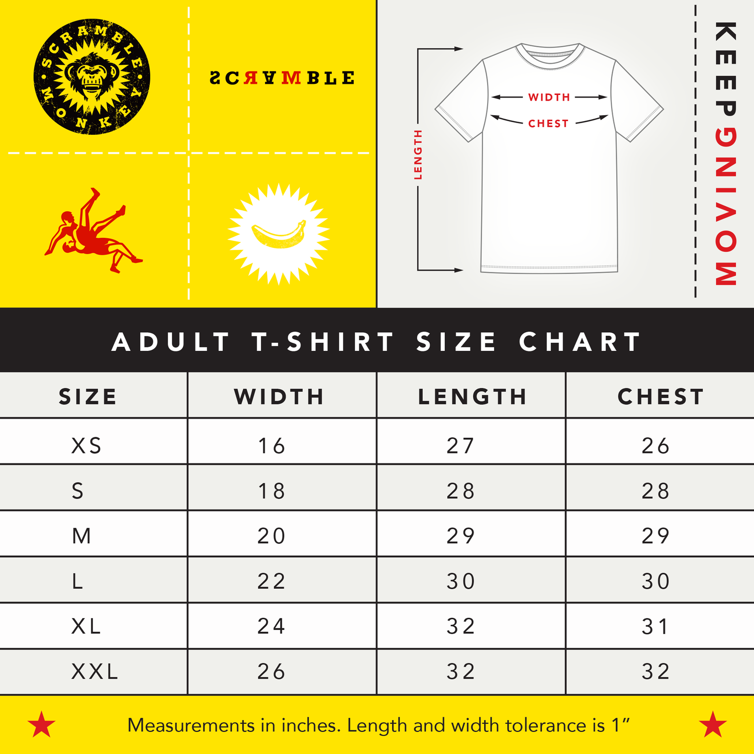 Legacy Tee — Scramble Monkey