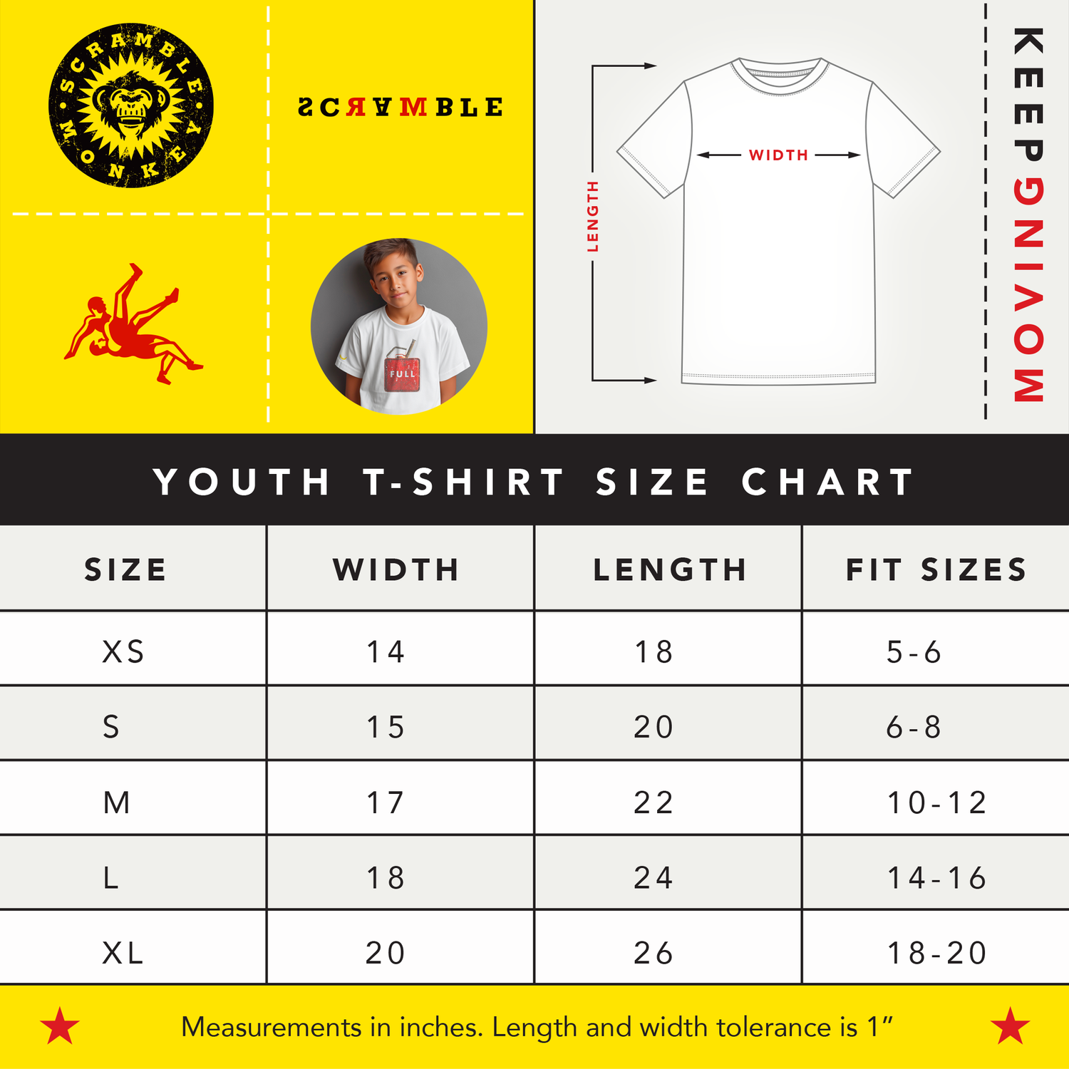 Side Scramble Youth — Scramble Monkey