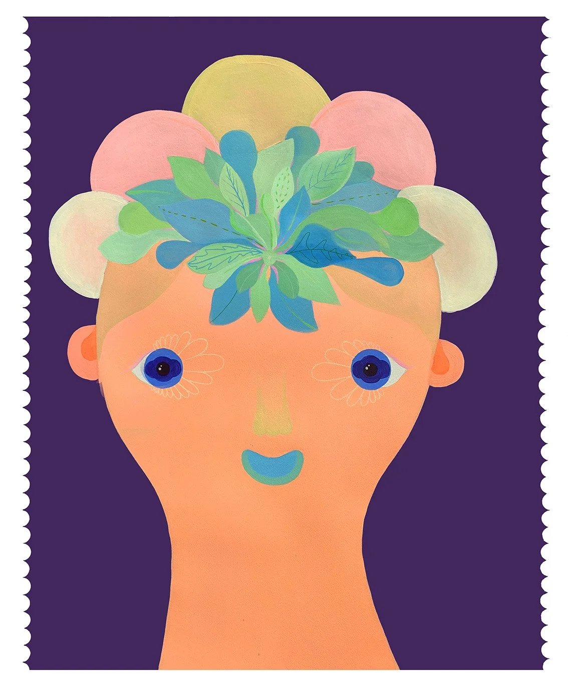 Monkey of nature and plants