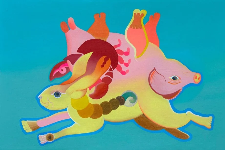 &ldquo;I truly enjoyed the progress of this commissioned piece: &ldquo;A beautifully poetic pairing&rdquo; where I translated the archetypal and symbolic signs into a pictorial language of organic forms and rhythms. 🌟 

Interpreting the complex mean