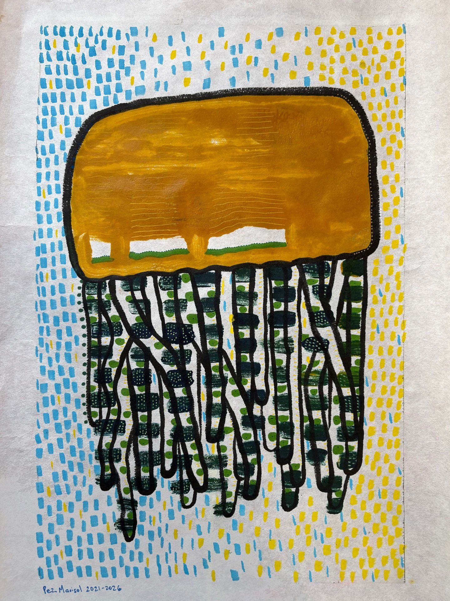 De naturaleza alterada, intervine estos grabados que realic&eacute; en un taller de &ldquo;gr&aacute;fica expandida&rdquo; con @carlarippey 🙌 y ahora respiran pintura. 

Me fascina que el grabado es un territorio que te permite cruzar sus l&iacute;m