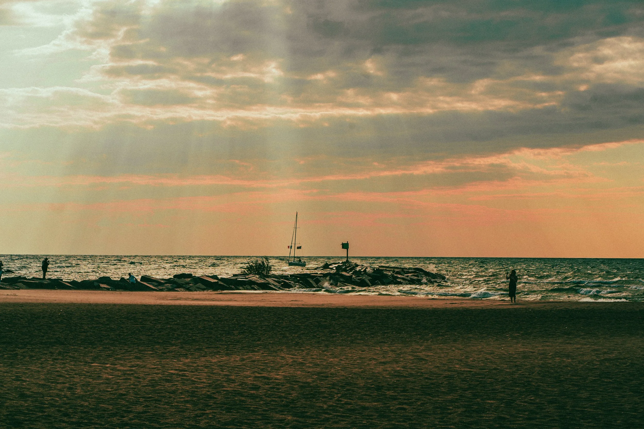 Sun Breaking on the water