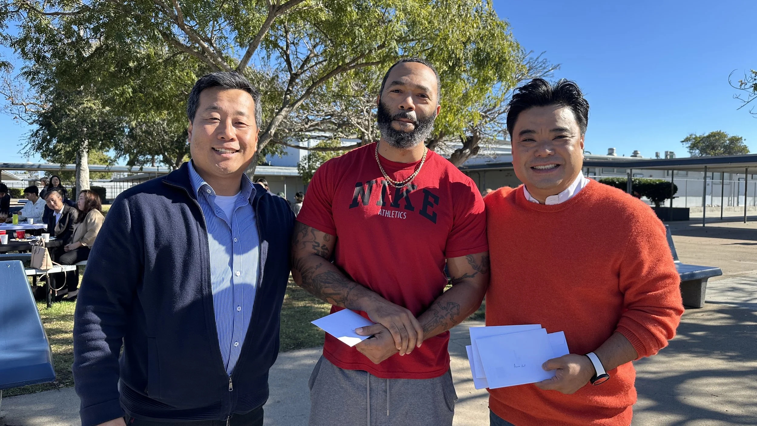 추수감사절 이웃에 음식&amp;과일나눔