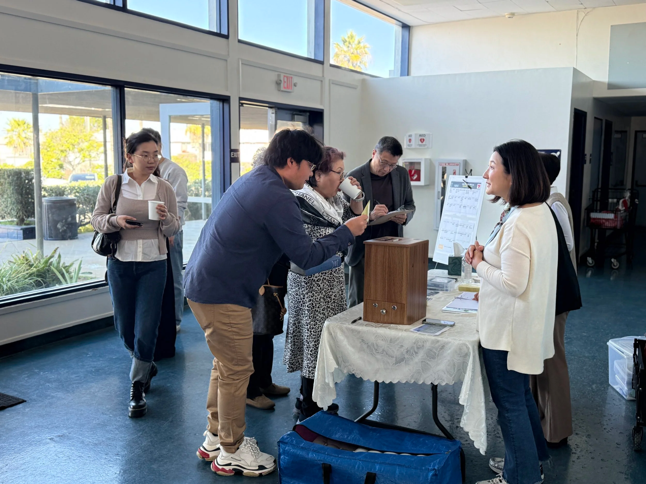 예배 영접팀 수고가 많으십니다.