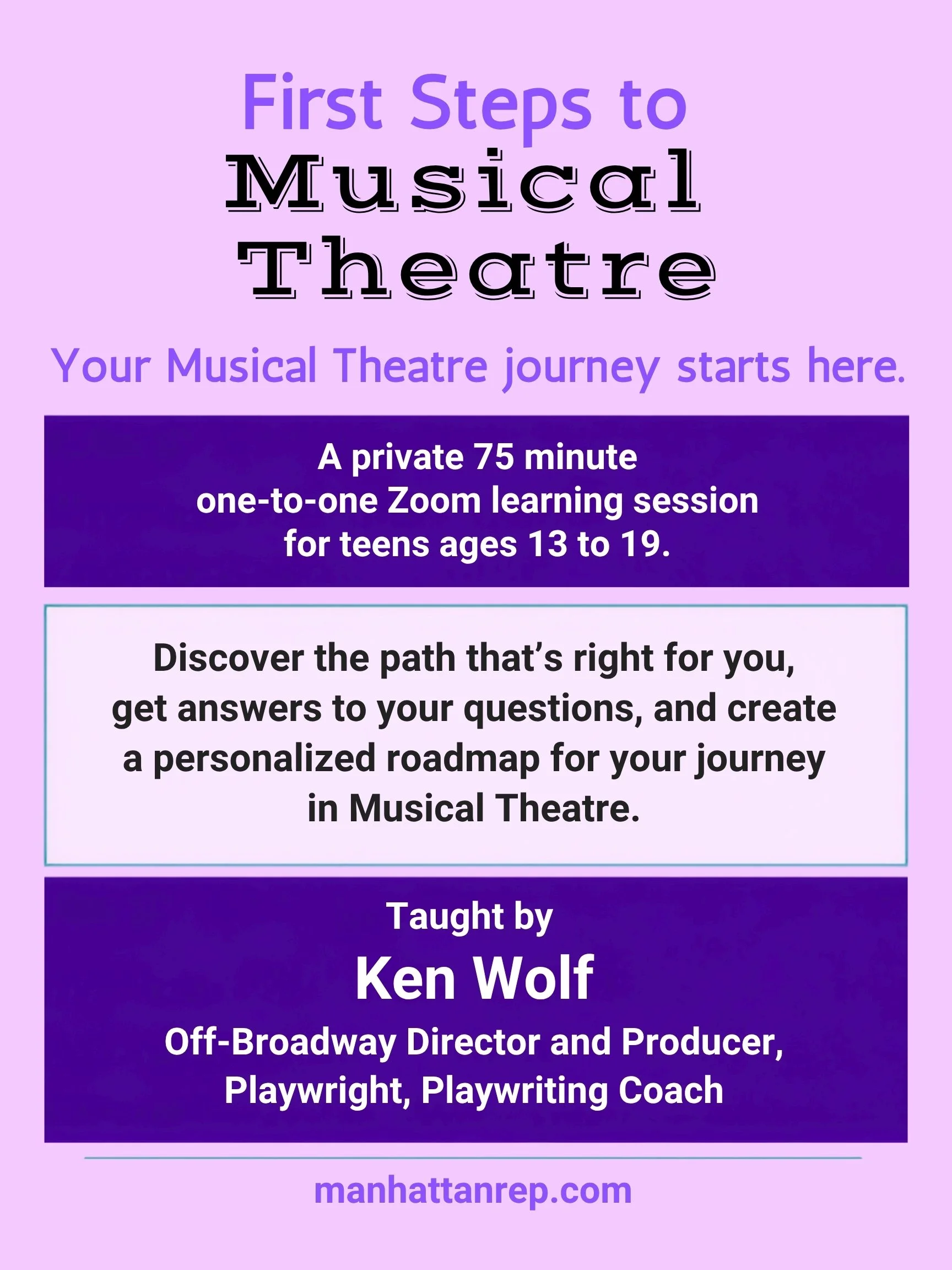 FIRST STEPS TO MUSICAL THEATRE