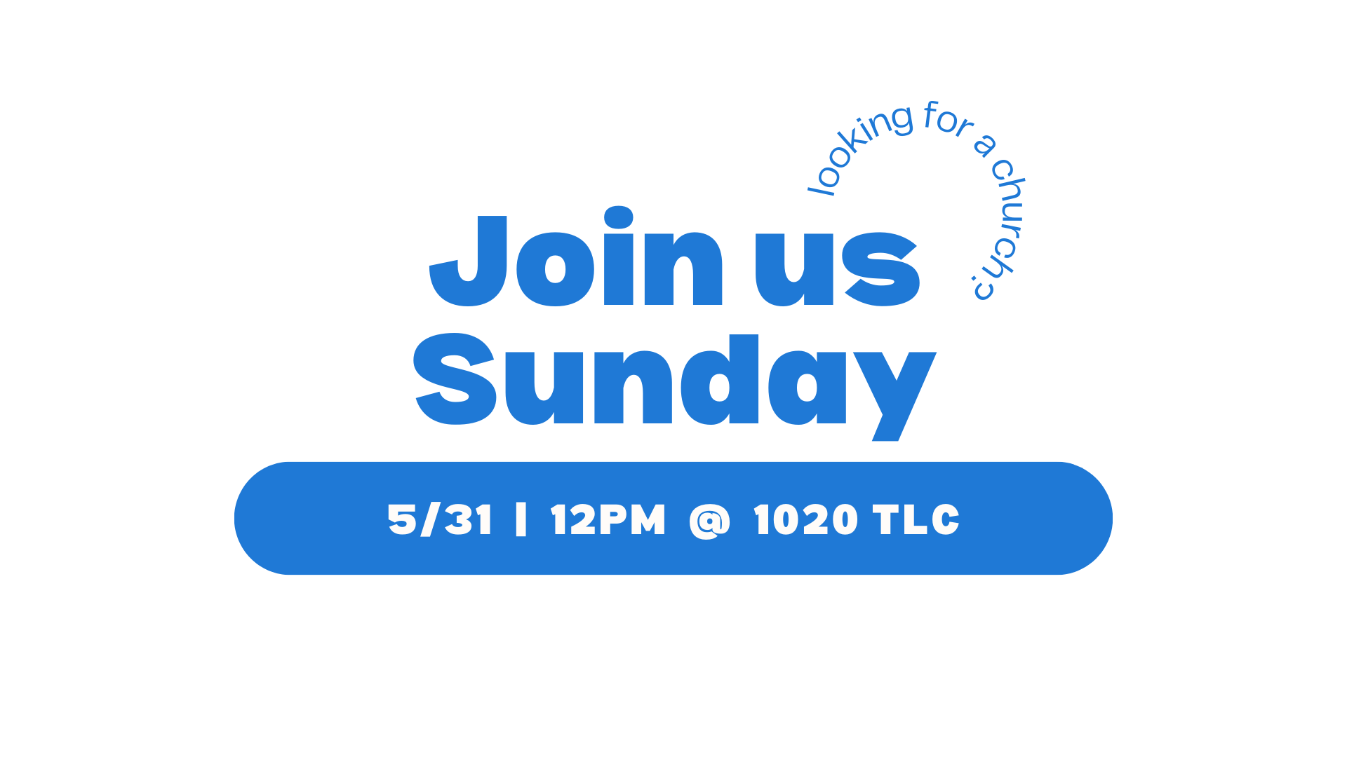 Sunday Worship Service