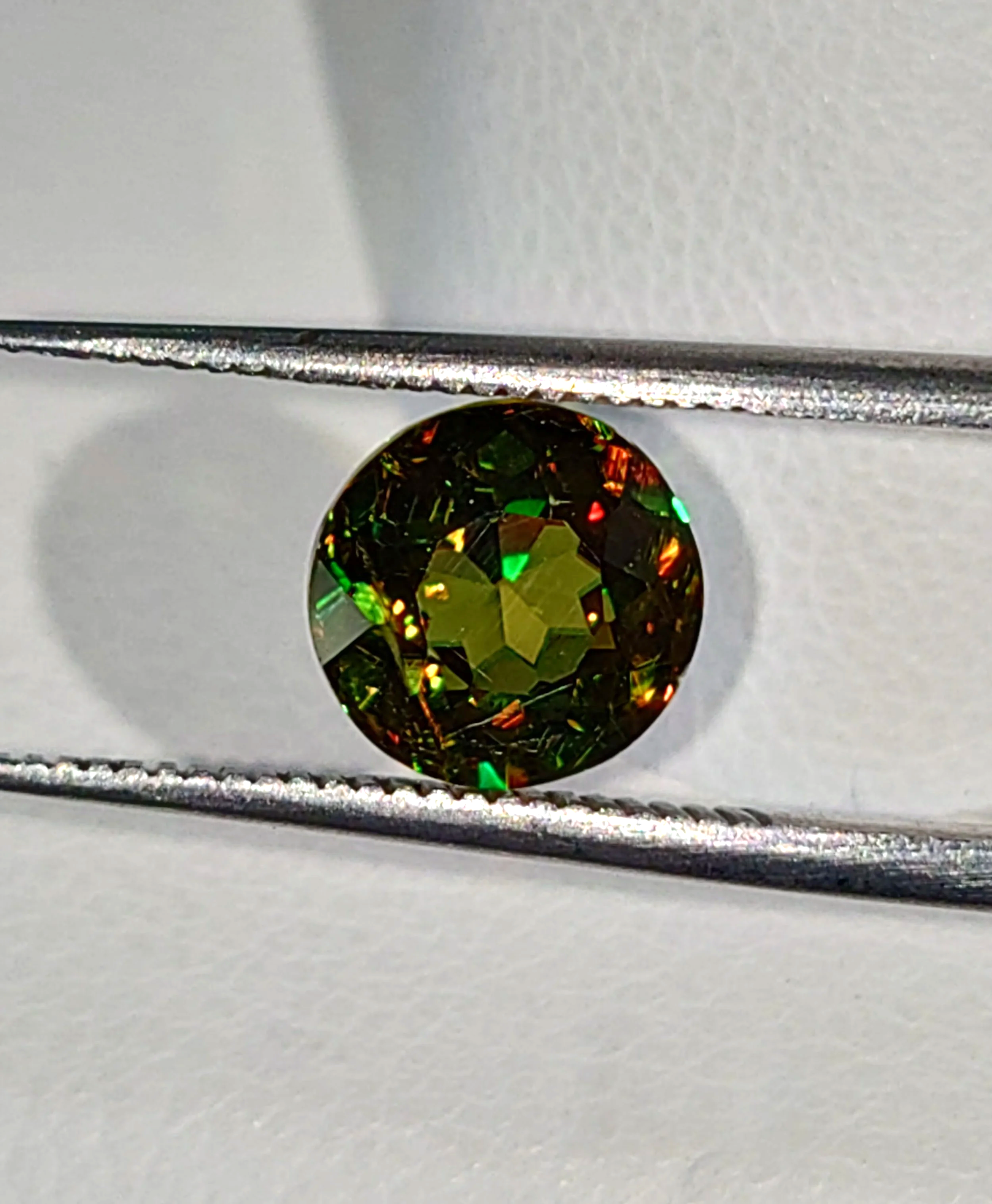 Genuine Color Change Sphene 2ct from TheCoveAtFoxHollow.com