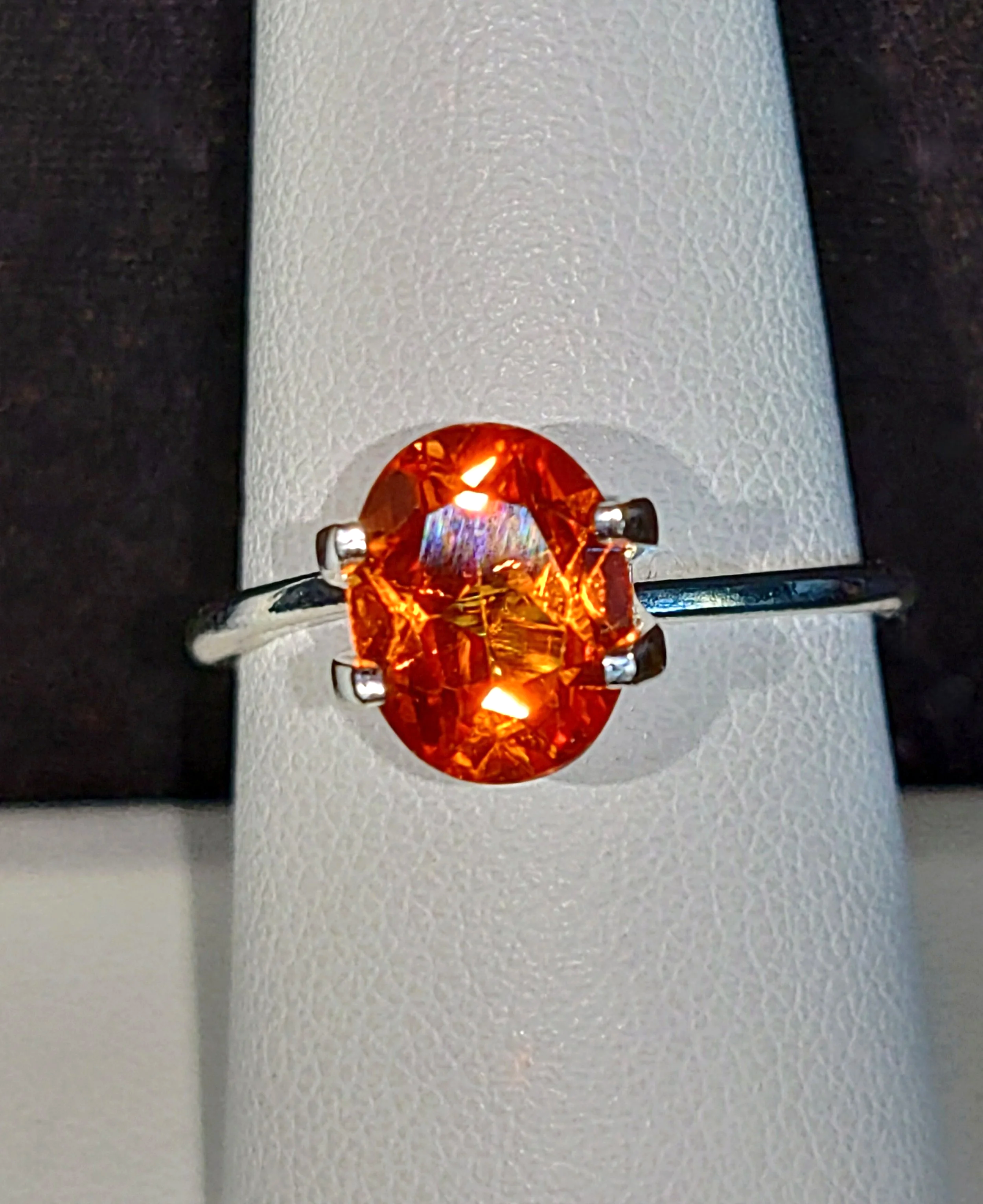 Genuine Mandarin Garnet 2.37ct from TheCoveAtFoxHollow.com
