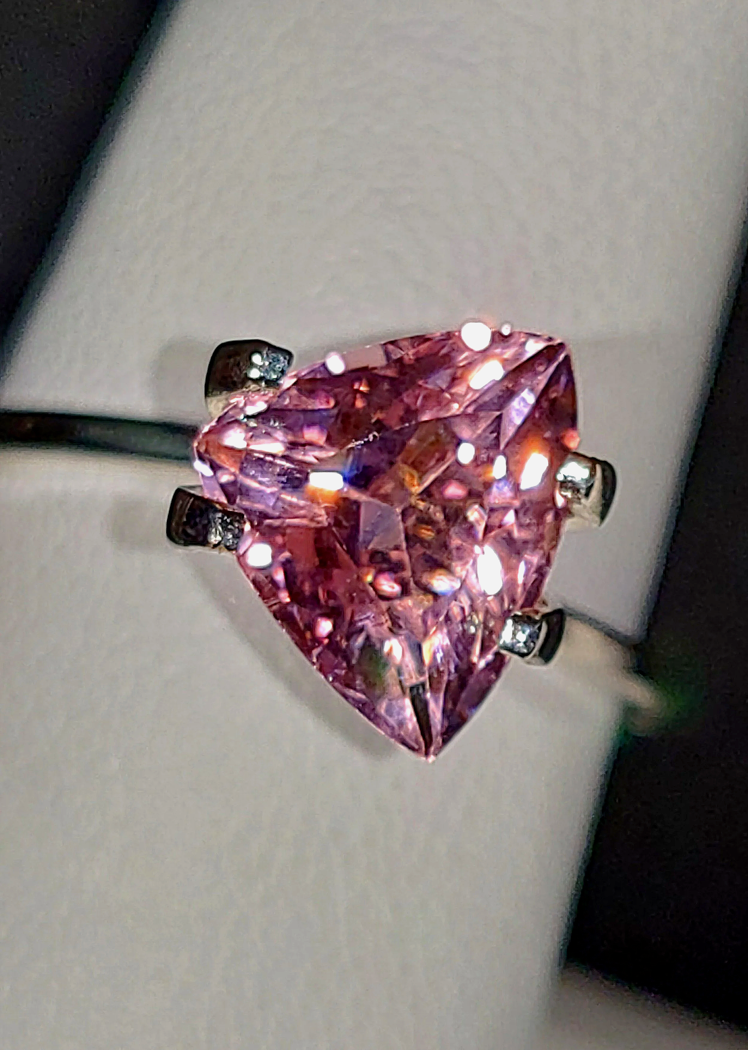 GIA Certified Genuine Neon Pink Titanium Tourmaline 2.14ct from TheCoveAtFoxHollow.com