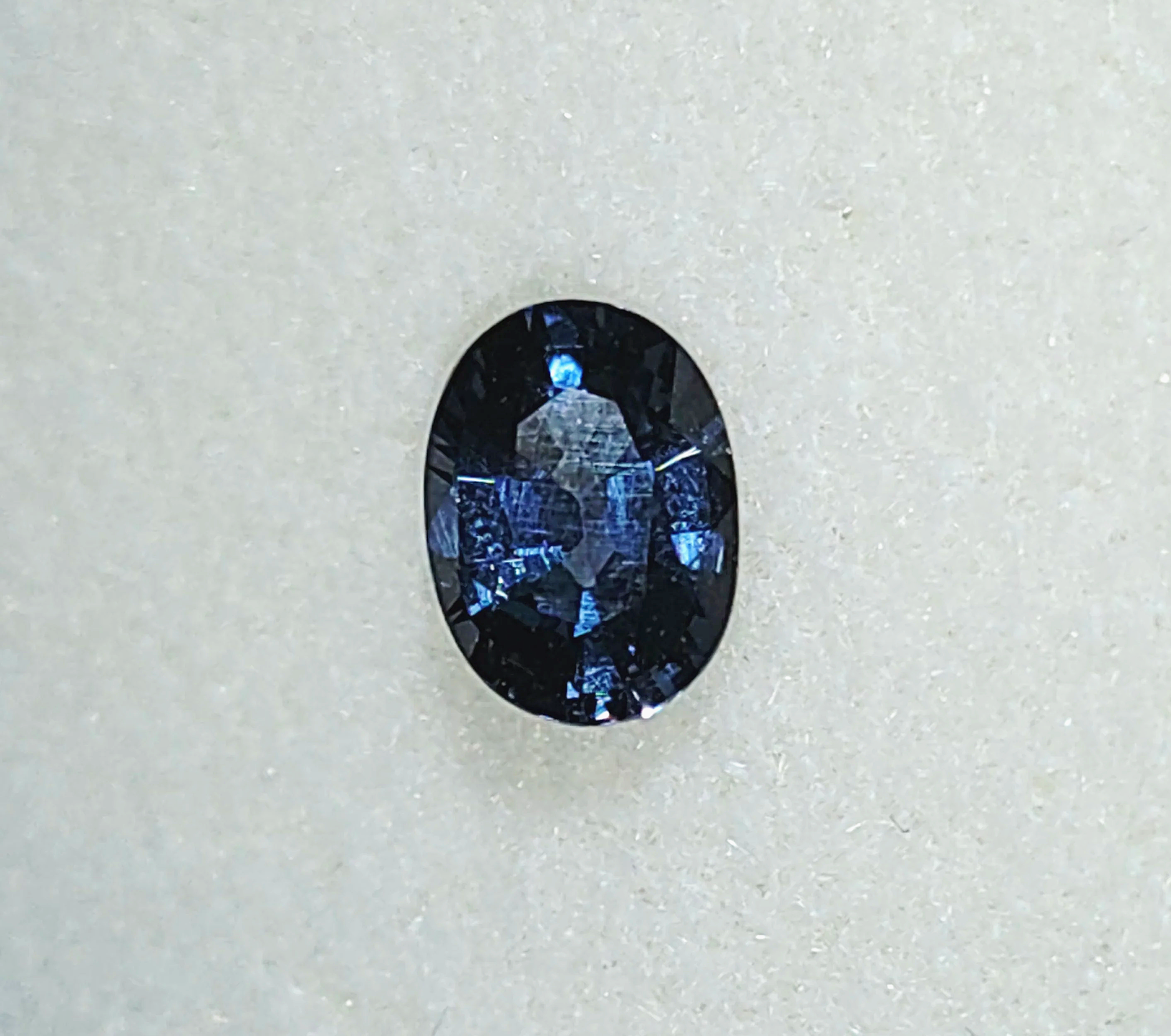 Genuine Cobalt Blue Spinel .90ct from TheCoveAtFoxHollow.com