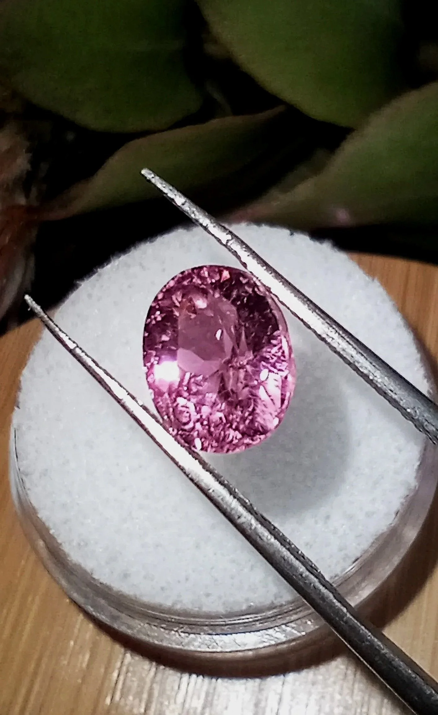 Genuine Neon Hot Pink Titanium Tourmaline 2.58ct TheCoveAtFoxHollow.com