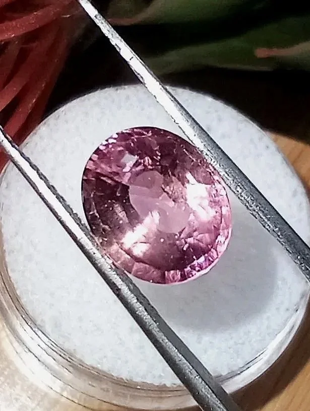 Genuine Neon Pink Orange Purple Titanium Tourmaline 3.26ct from TheCoveAtFoxHollow.com