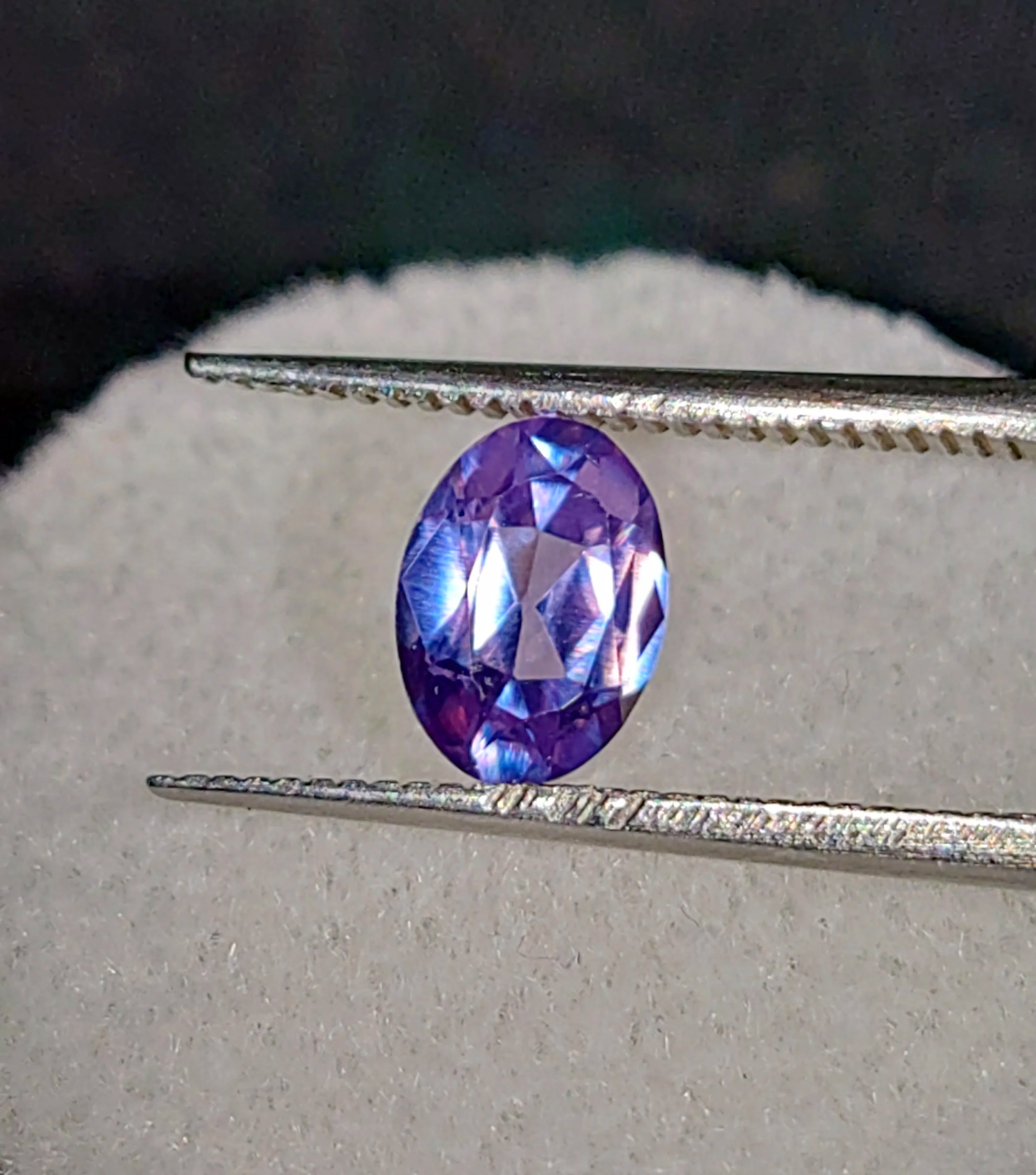 Genuine Alexandrite .87ct from TheCoveAtFoxHollow.com