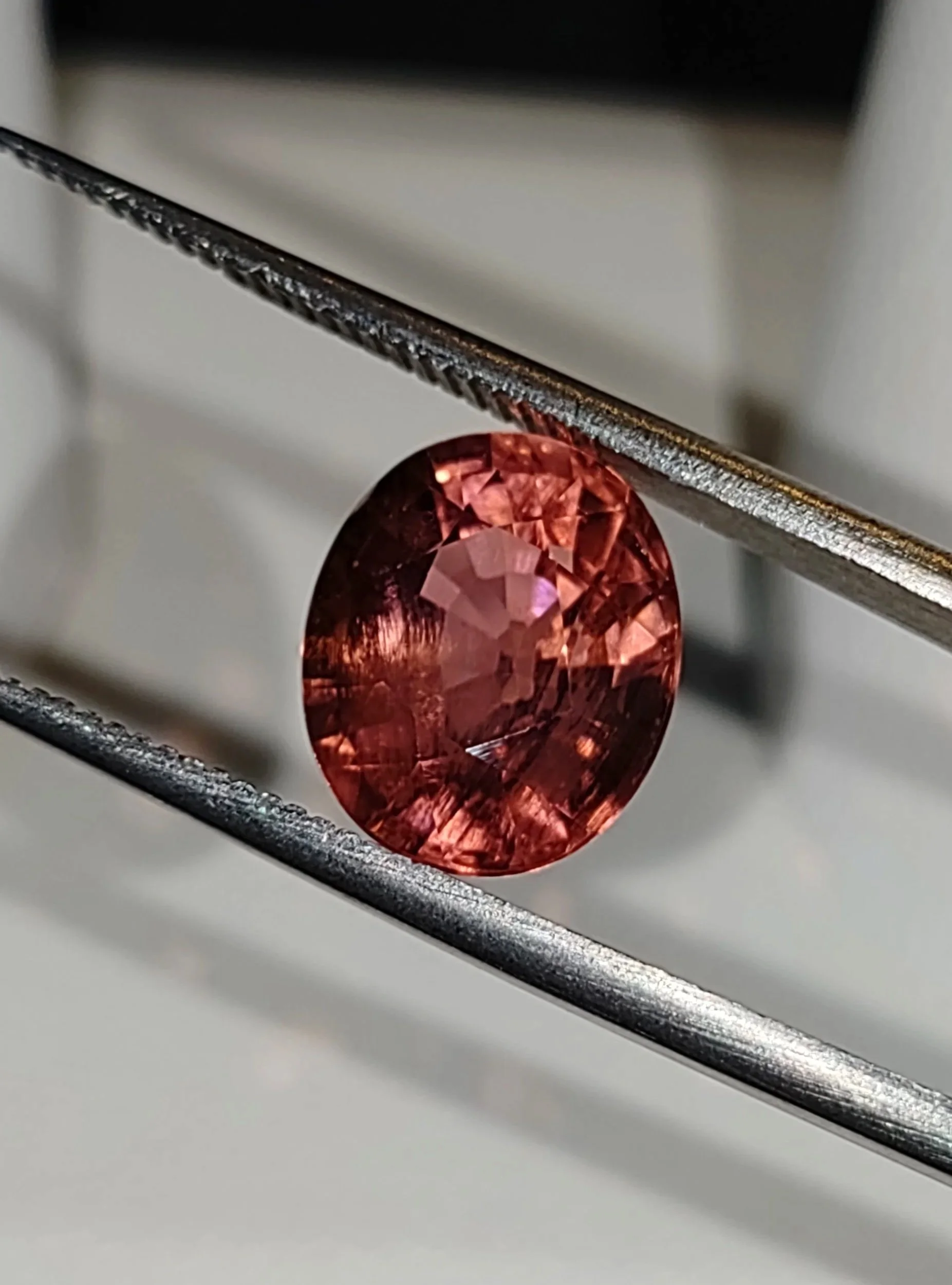 Genuine Neon Pink Orange Purple Titanium Tourmaline 3.26ct from TheCoveAtFoxHollow.com