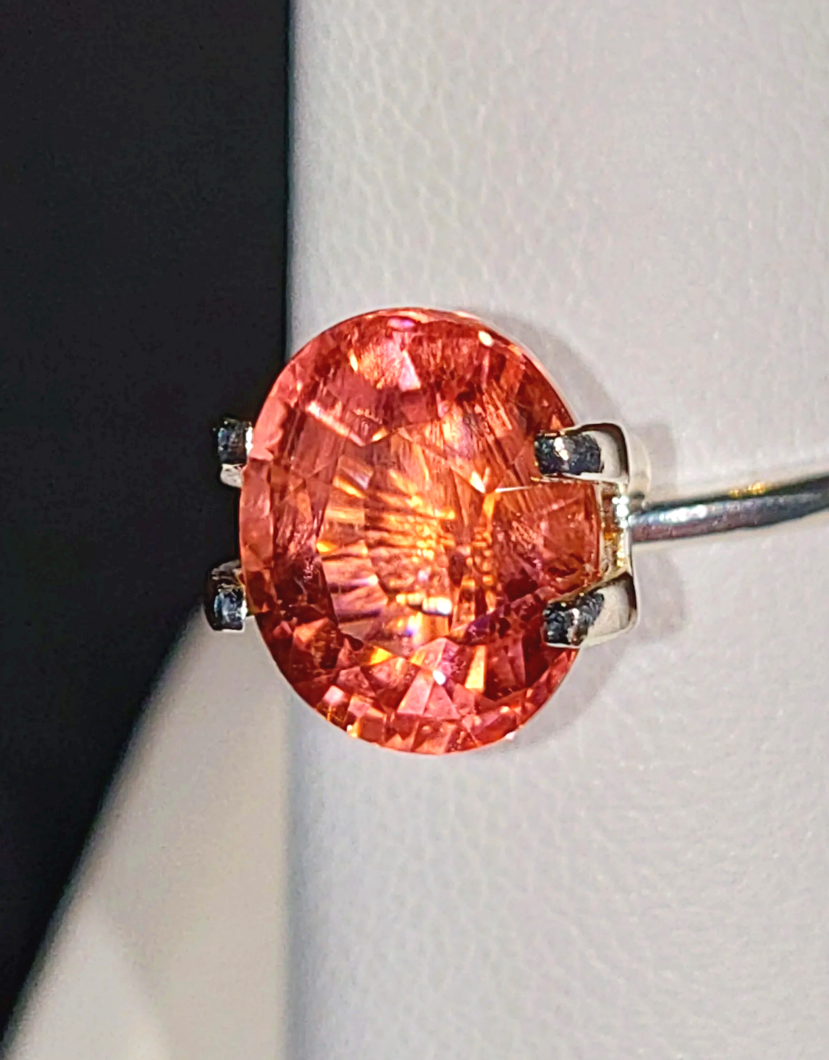 Genuine Neon Pink Orange Purple Titanium Tourmaline 3.26ct from TheCoveAtFoxHollow.com