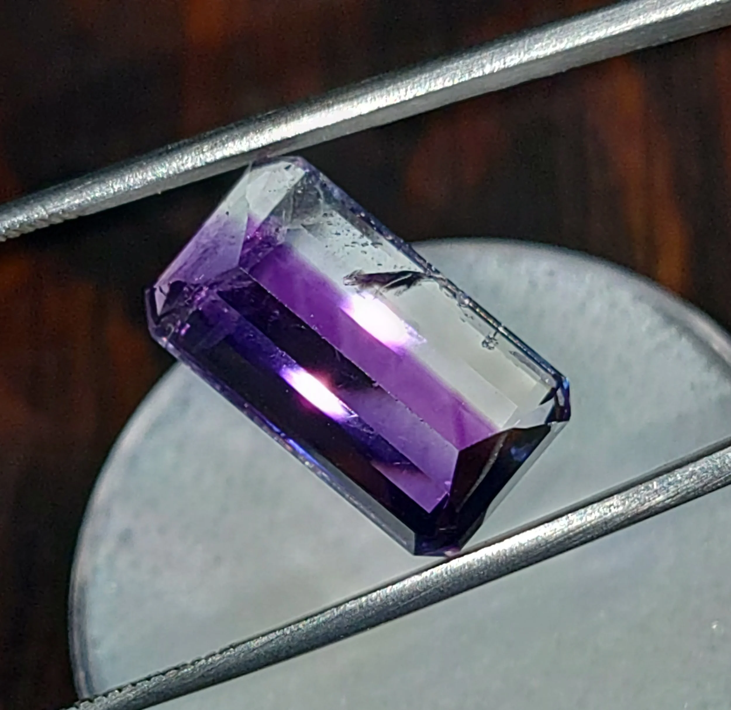 Genuine Hairy Amethyst 9.41ct from TheCoveAtFoxHollow.com