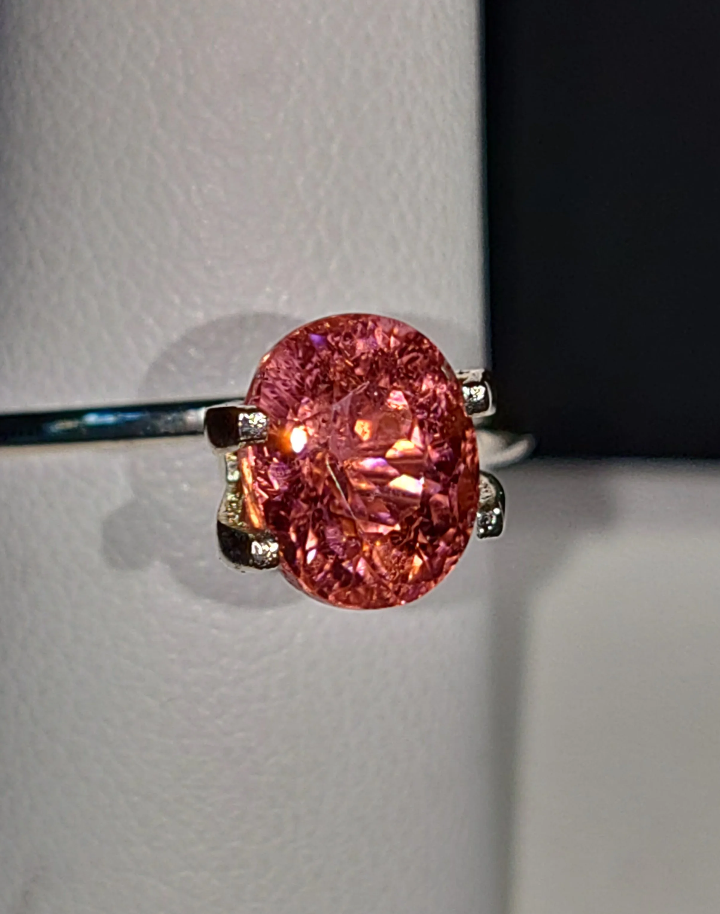 Genuine Neon Hot Pink Titanium Tourmaline 2.58ct TheCoveAtFoxHollow.com