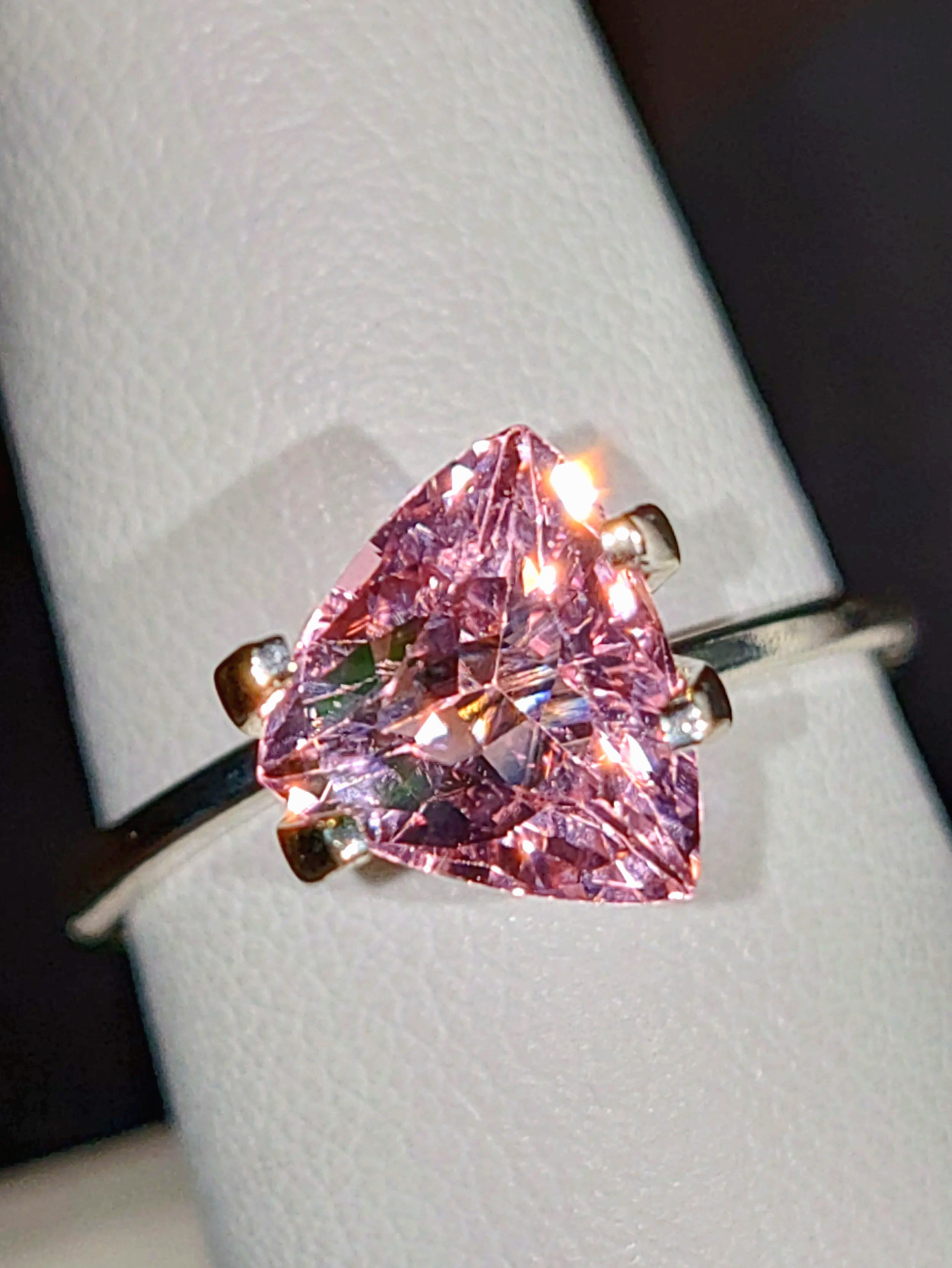 GIA Certified Genuine Neon Pink Titanium Tourmaline 2.14ct from TheCoveAtFoxHollow.com