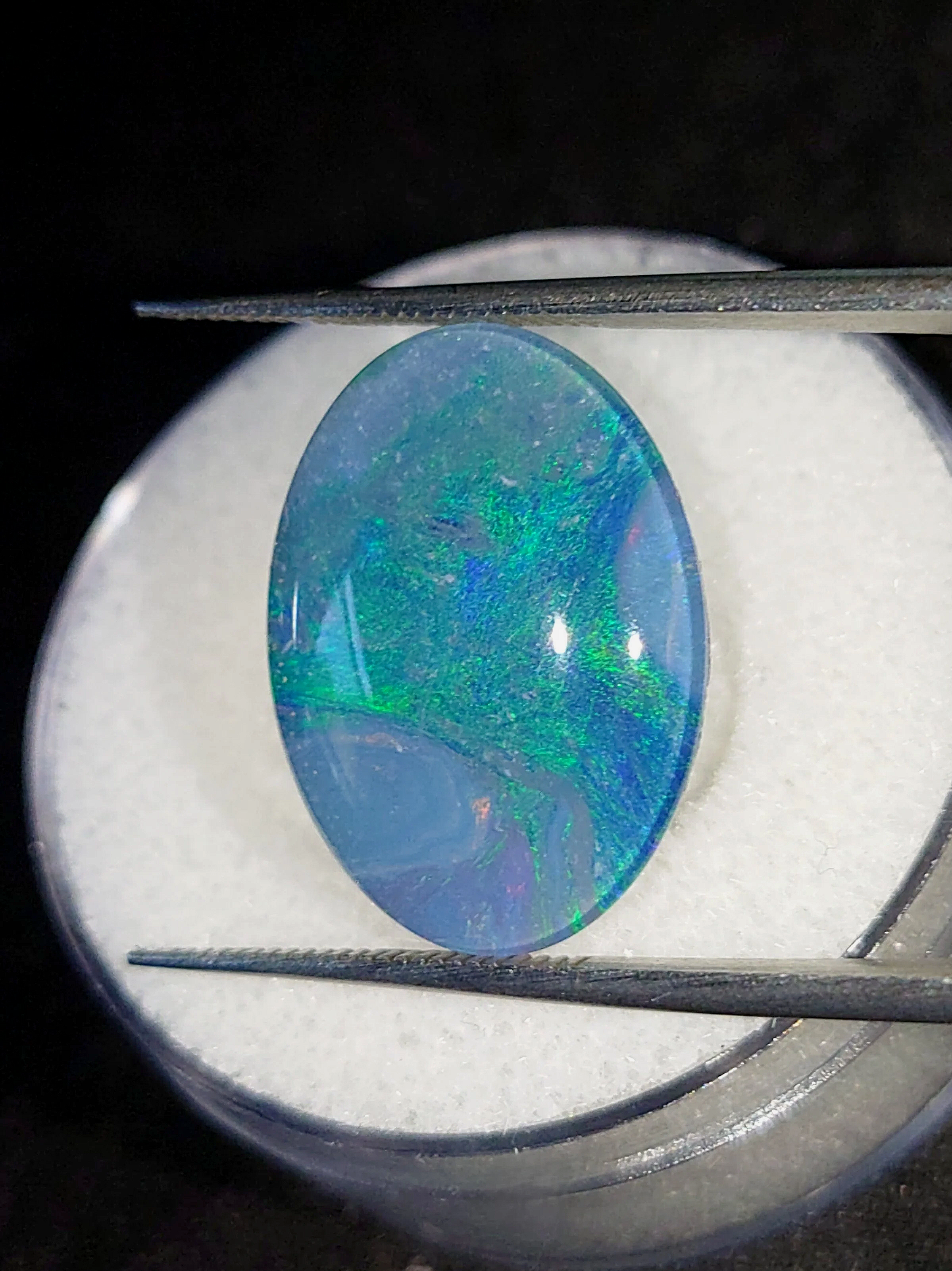 Australian Black Opal Triplet 8.10ct