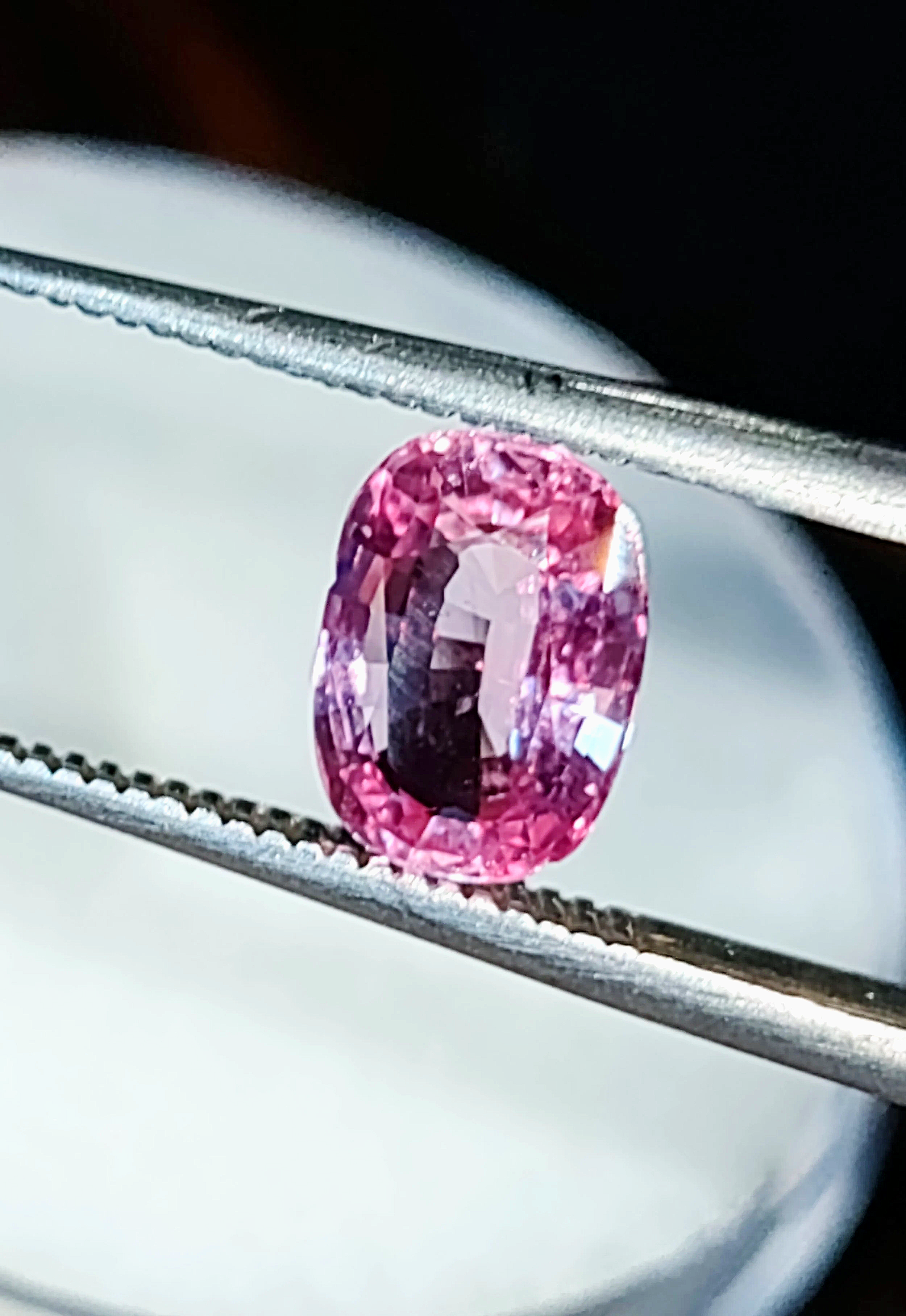 GIA Certified Pink Sapphire 1.16ct from TheCoveAtFoxHollow.com