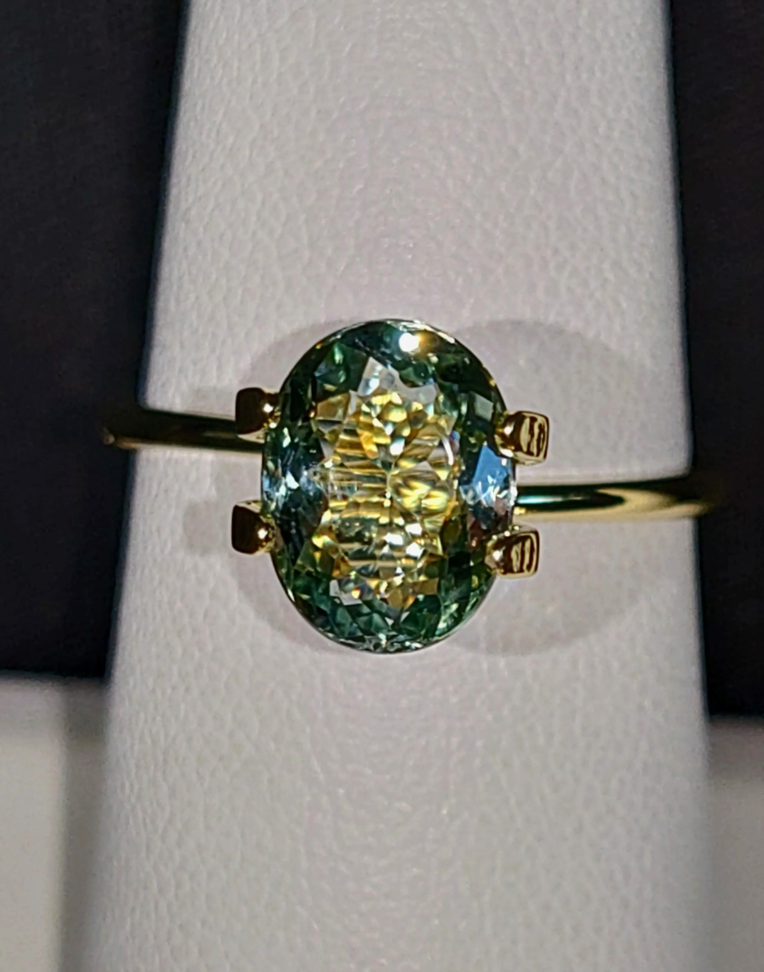 Genuine Neon Seafoam Titanium Tourmaline 1.75ct TheCoveAtFoxHollow.com