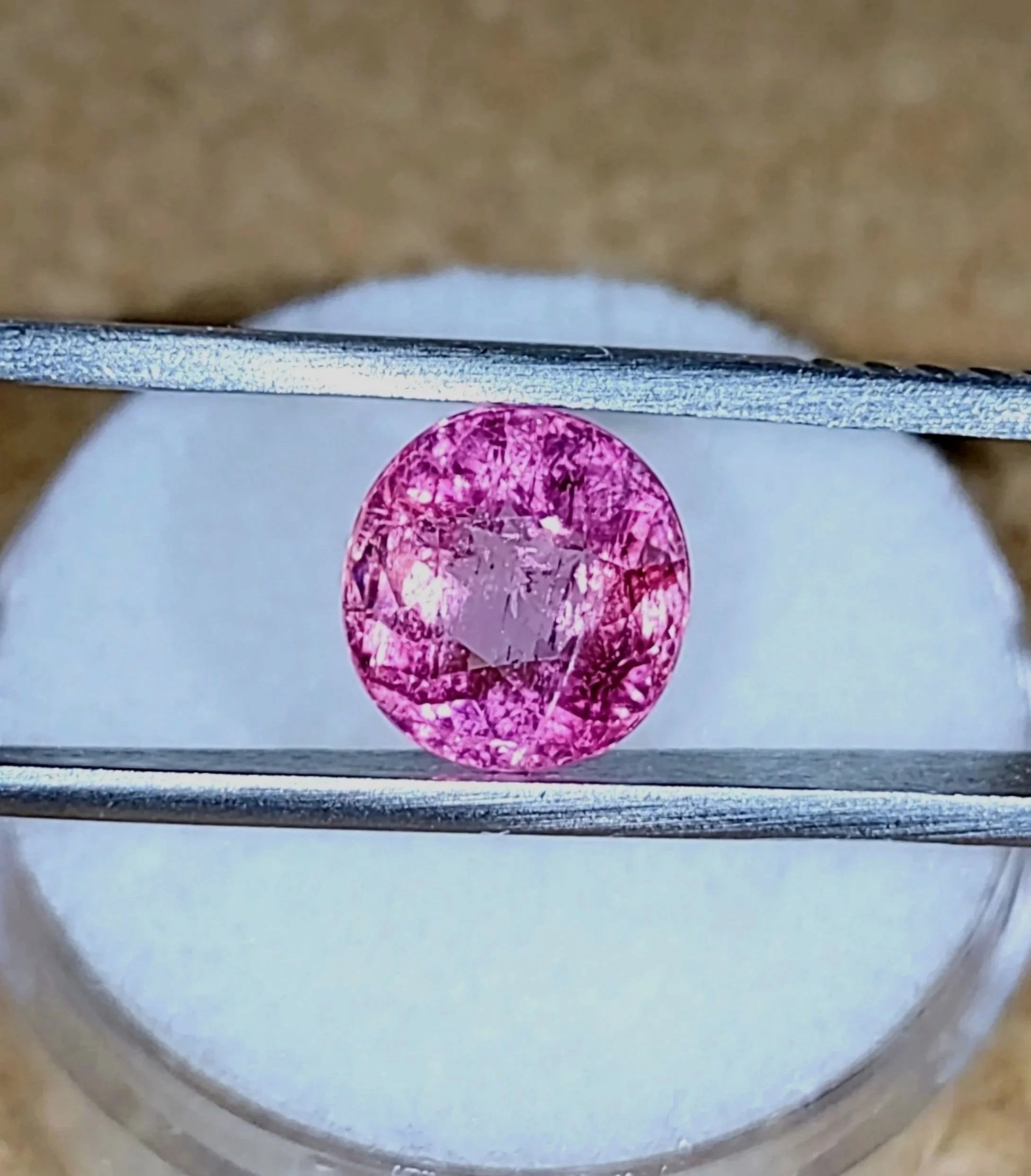 Genuine Neon Fuchsia Titanium Tourmaline 2.53ct from TheCoveAtFoxHollow.com
