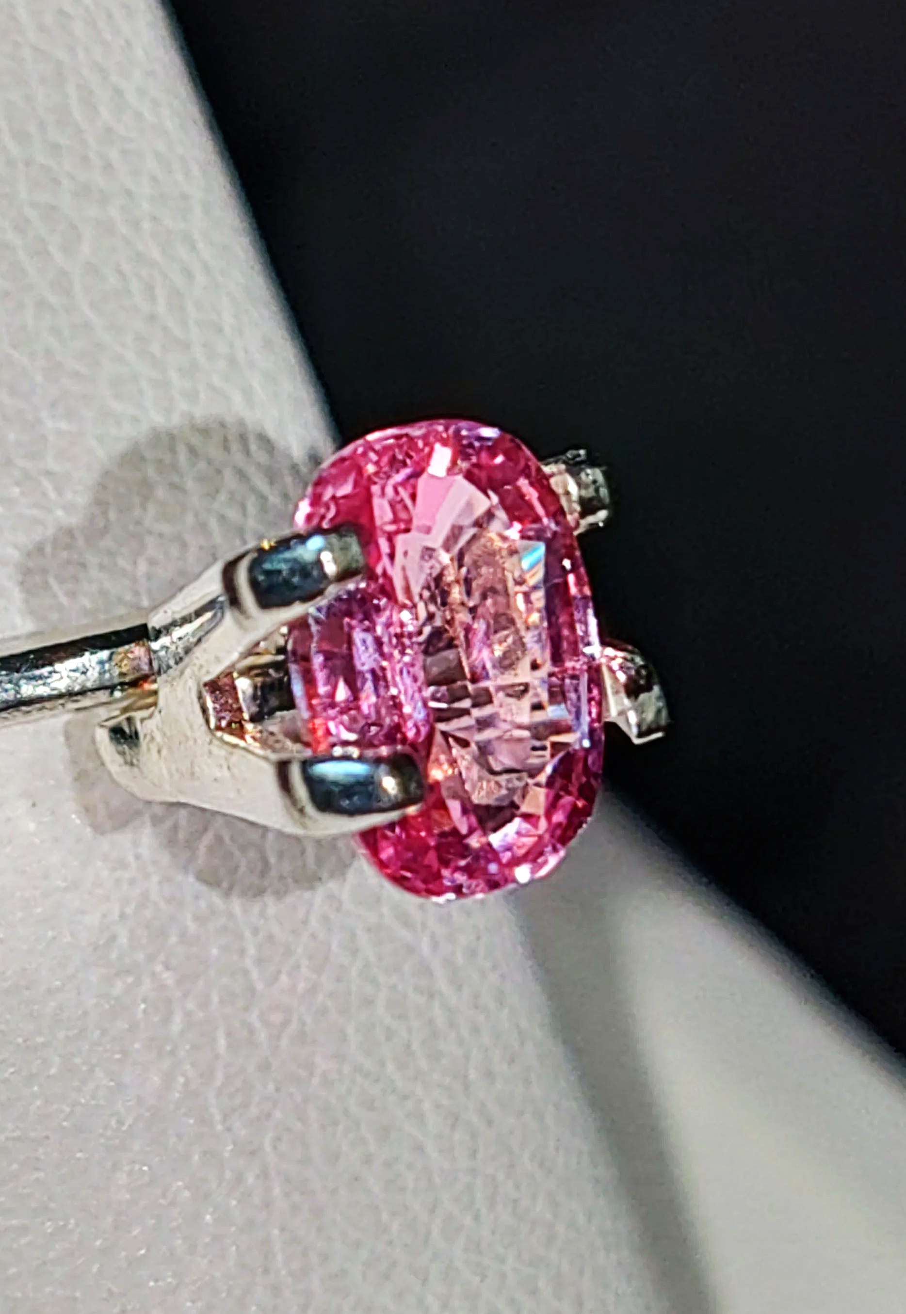 GIA Certified Pink Sapphire 1.16ct from TheCoveAtFoxHollow.com