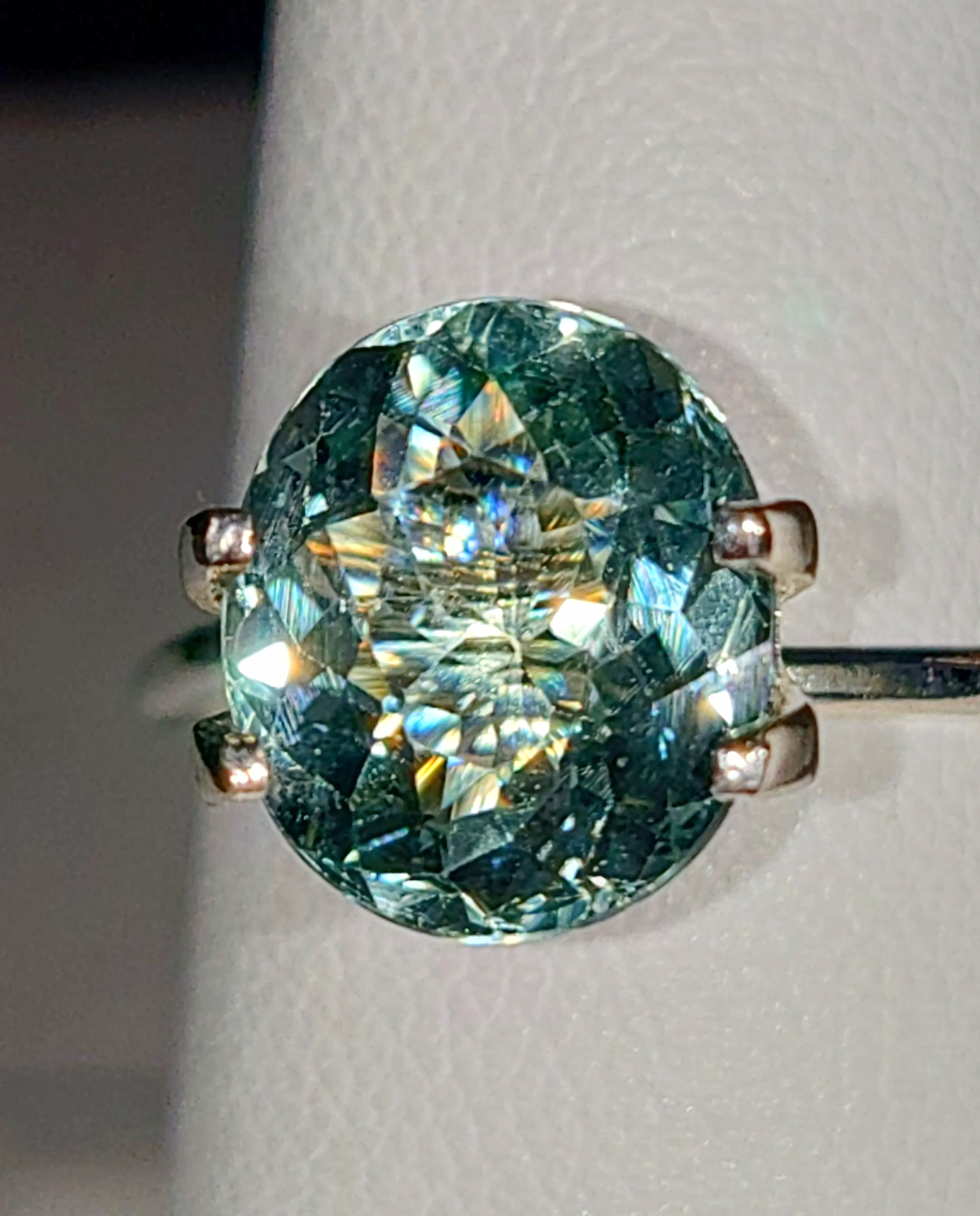 Genuine Neon Seafoam Titanium Tourmaline 3.18ct from TheCoveAtFoxHollow.com